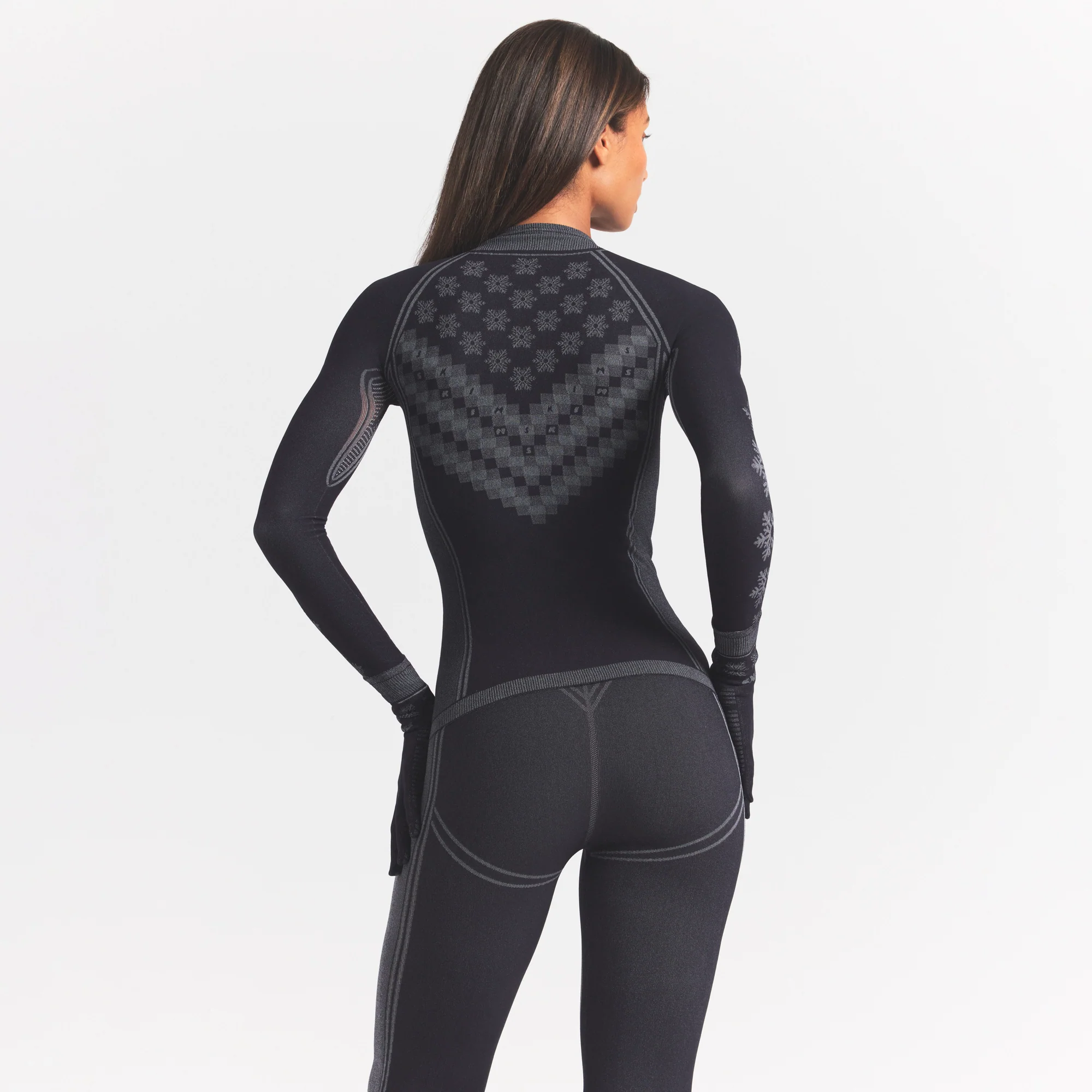 SKIMS FIRST LAYERS LEGGING | OBSIDIAN WINTER FAIR ISLE - Image 3