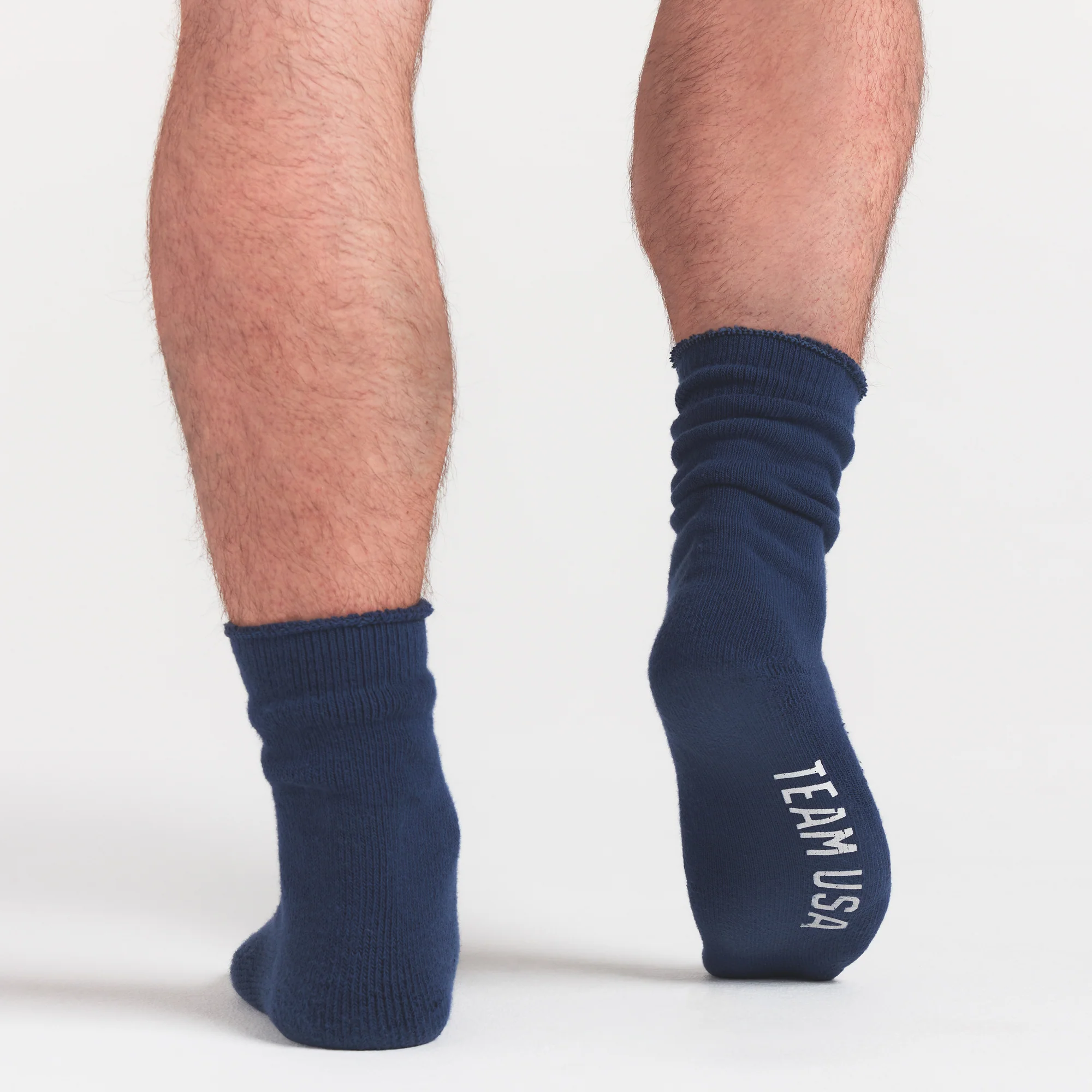 SKIMS FOR TEAM USA MENS OLYMPIC LOUNGE SOCK | NAVY - Image 3