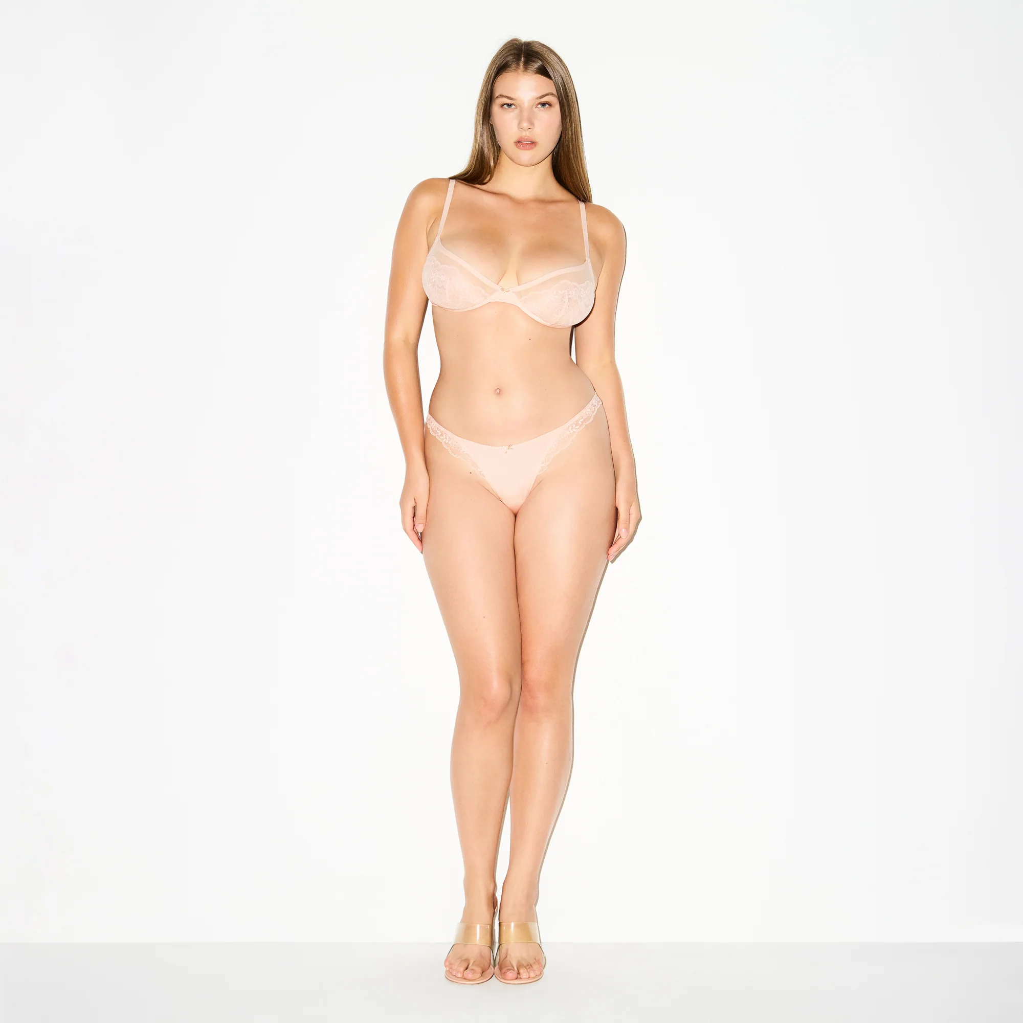 SKIMS LACE THONG | PRIMROSE - Image 3