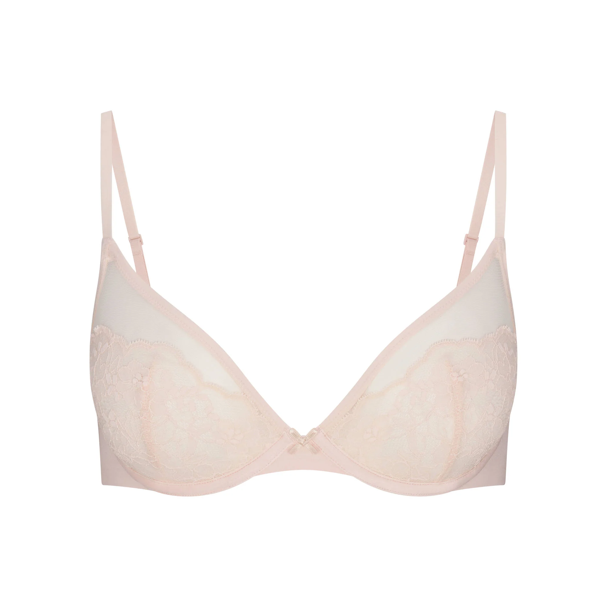 SKIMS LACE UNLINED DEMI BRA | PRIMROSE