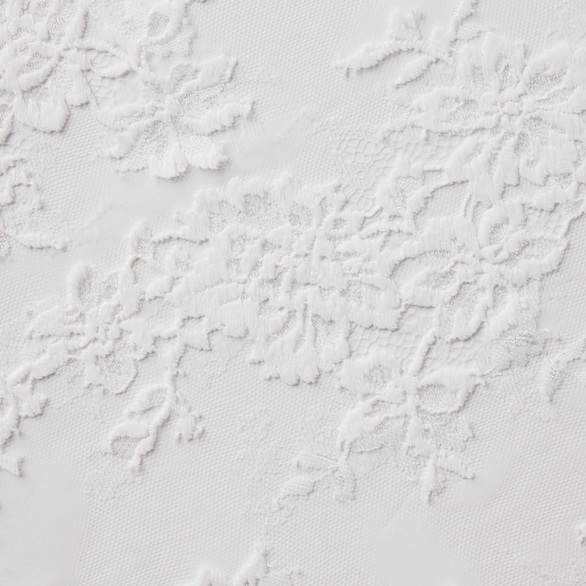 SKIMS LACE MINI SLIP DRESS | SNOW - Image 7