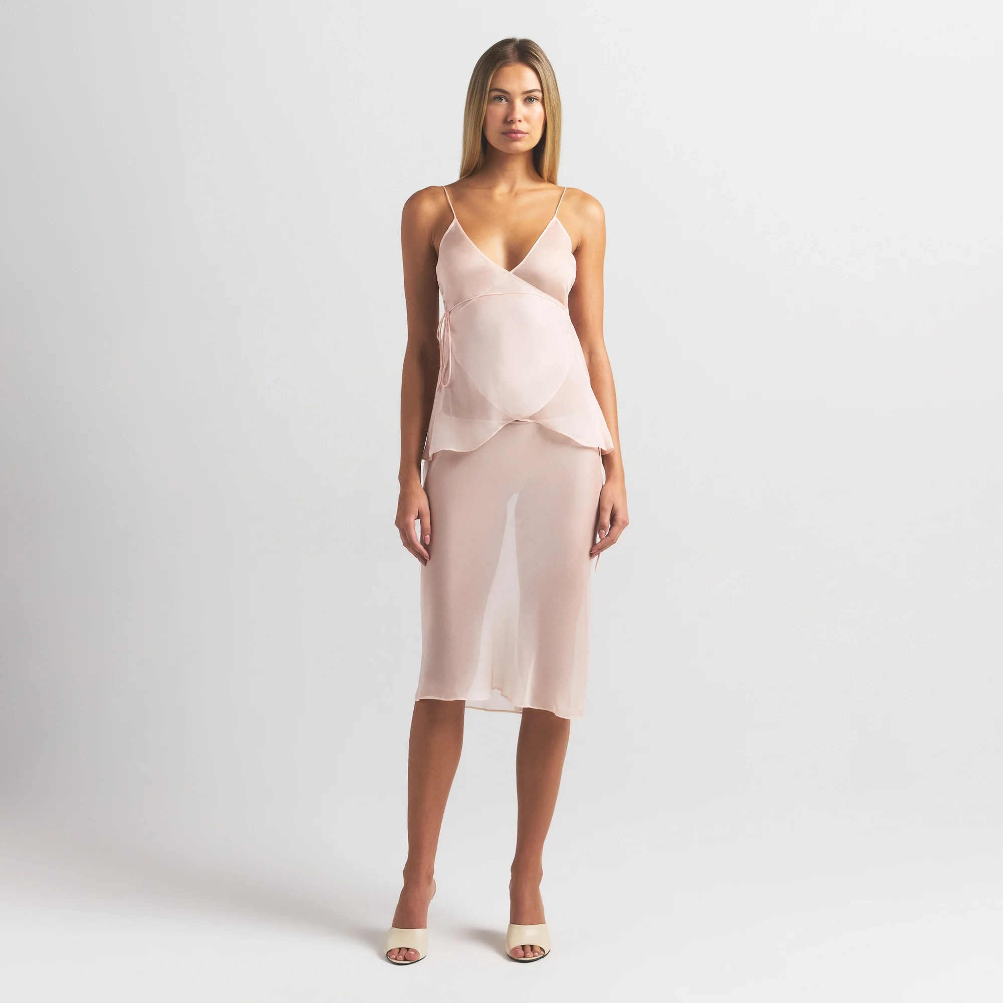 SKIMS ROMANCE WRAP CAMI TOP | PRIMROSE - Image 2