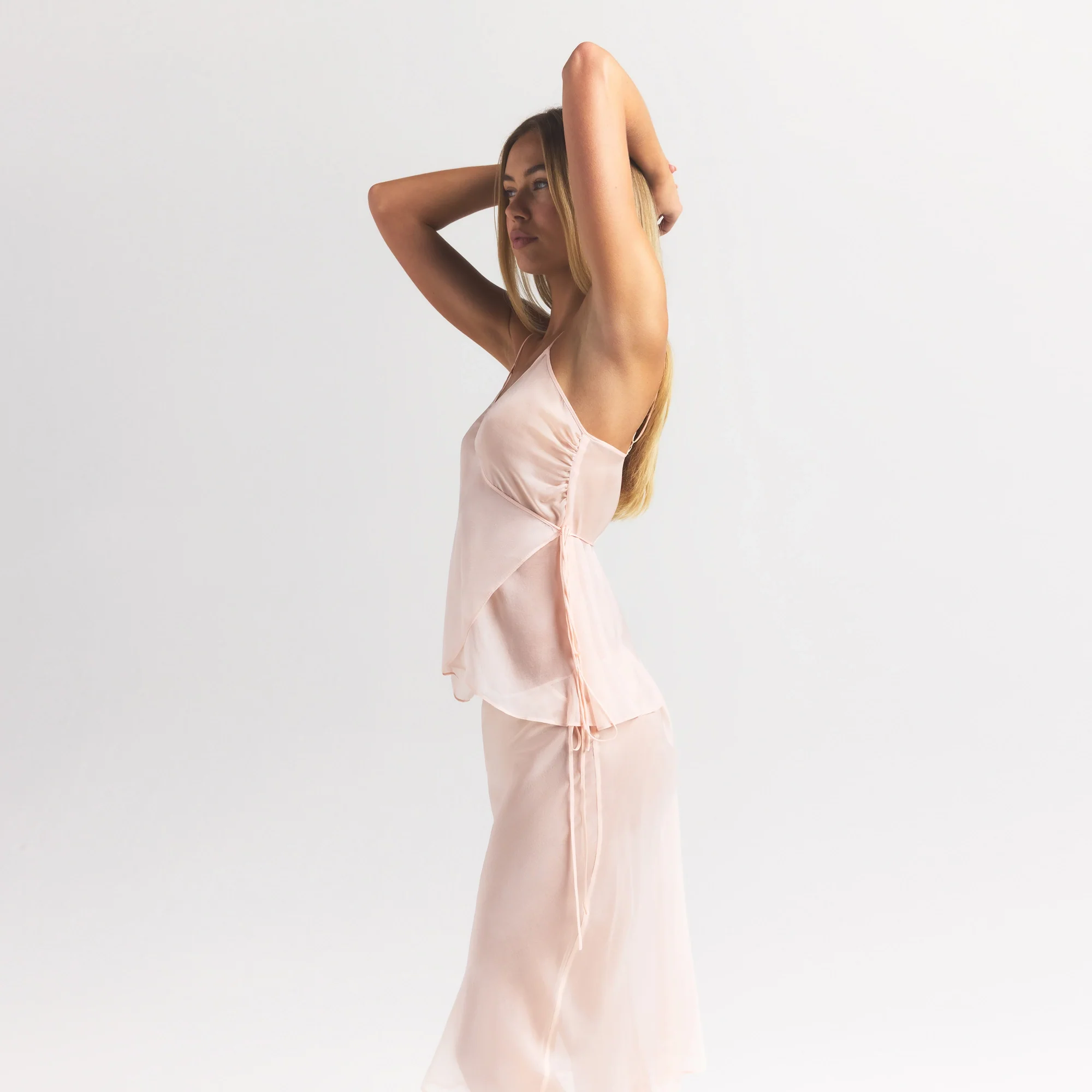 SKIMS ROMANCE WRAP CAMI TOP | PRIMROSE - Image 4
