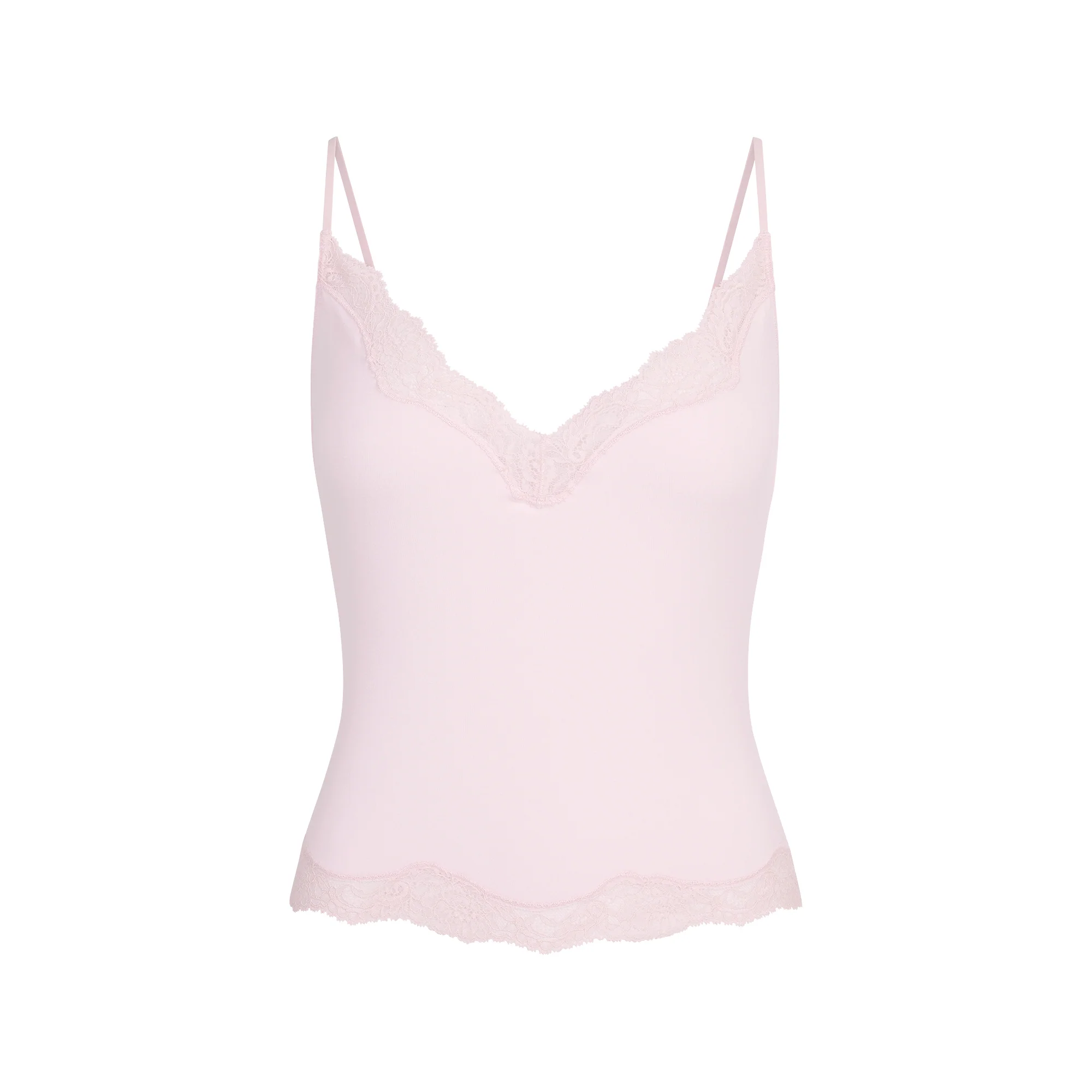 SKIMS SLEEP LACE CAMI AND PANT SET | BLOOM - Image 6