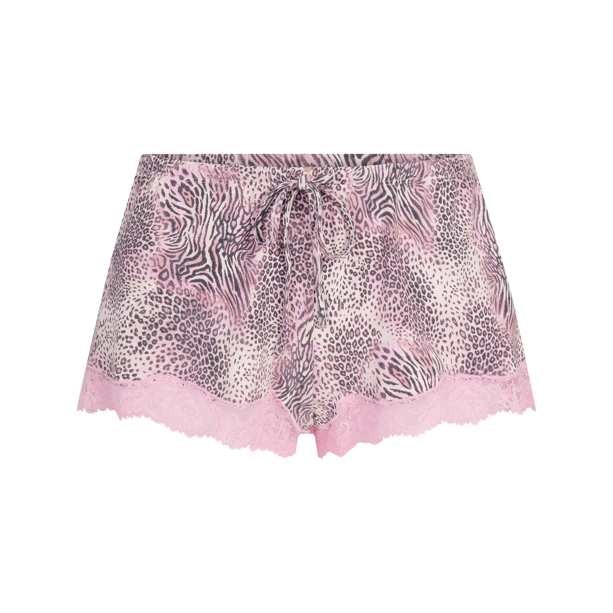 SKIMS SLEEP LACE CAMI AND SHORT SET | BLOOM MINI MULTI ANIMAL - Image 7