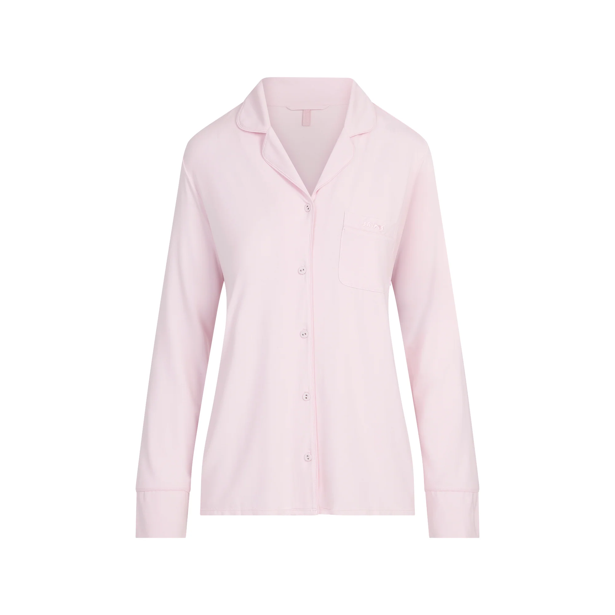 SKIMS SLEEP LONG SLEEVE BUTTON UP SET | BLOOM - Image 6