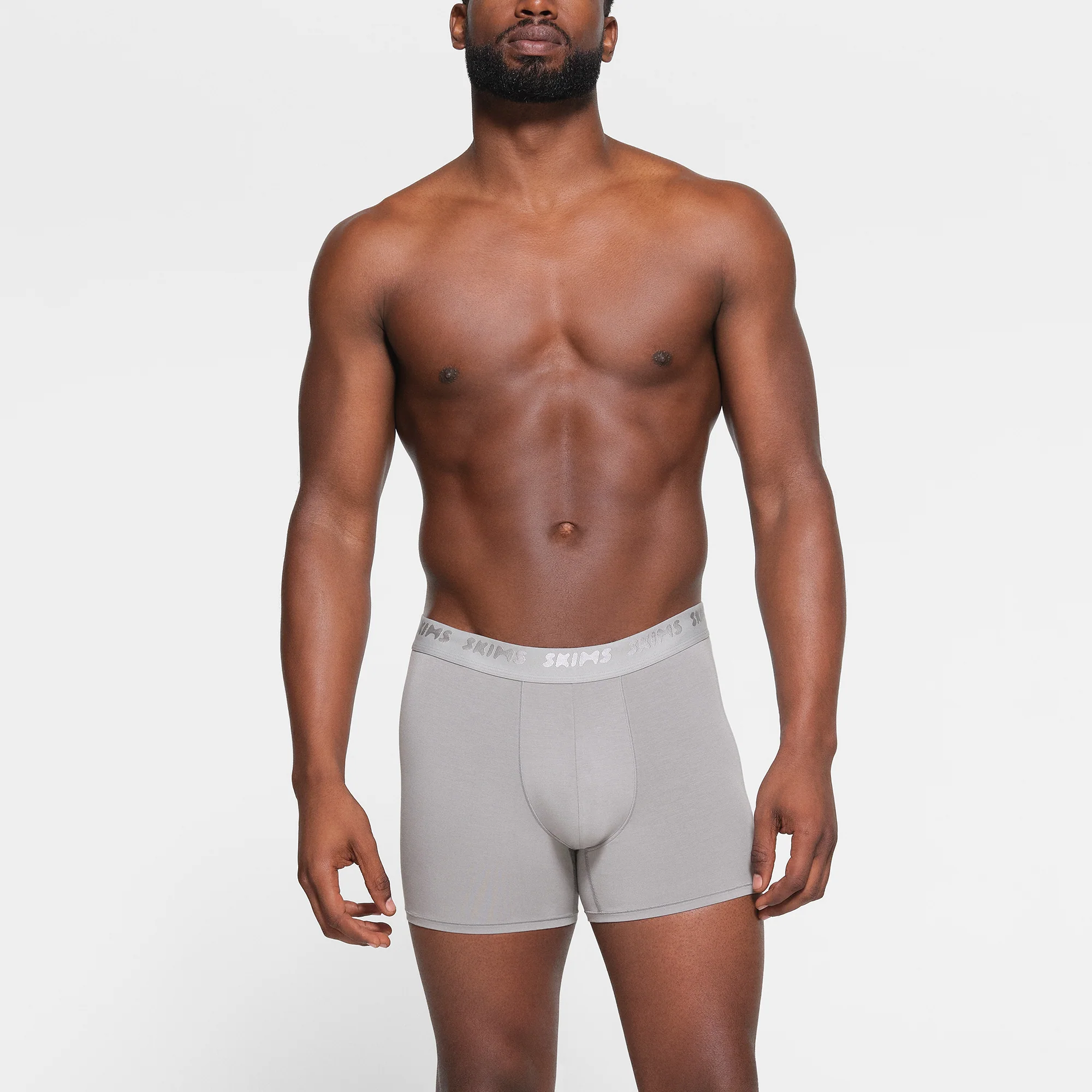 SKIMS STRETCH MENS 3" BOXER BRIEF 3-PACK | GUNMETAL MULTI - Image 2