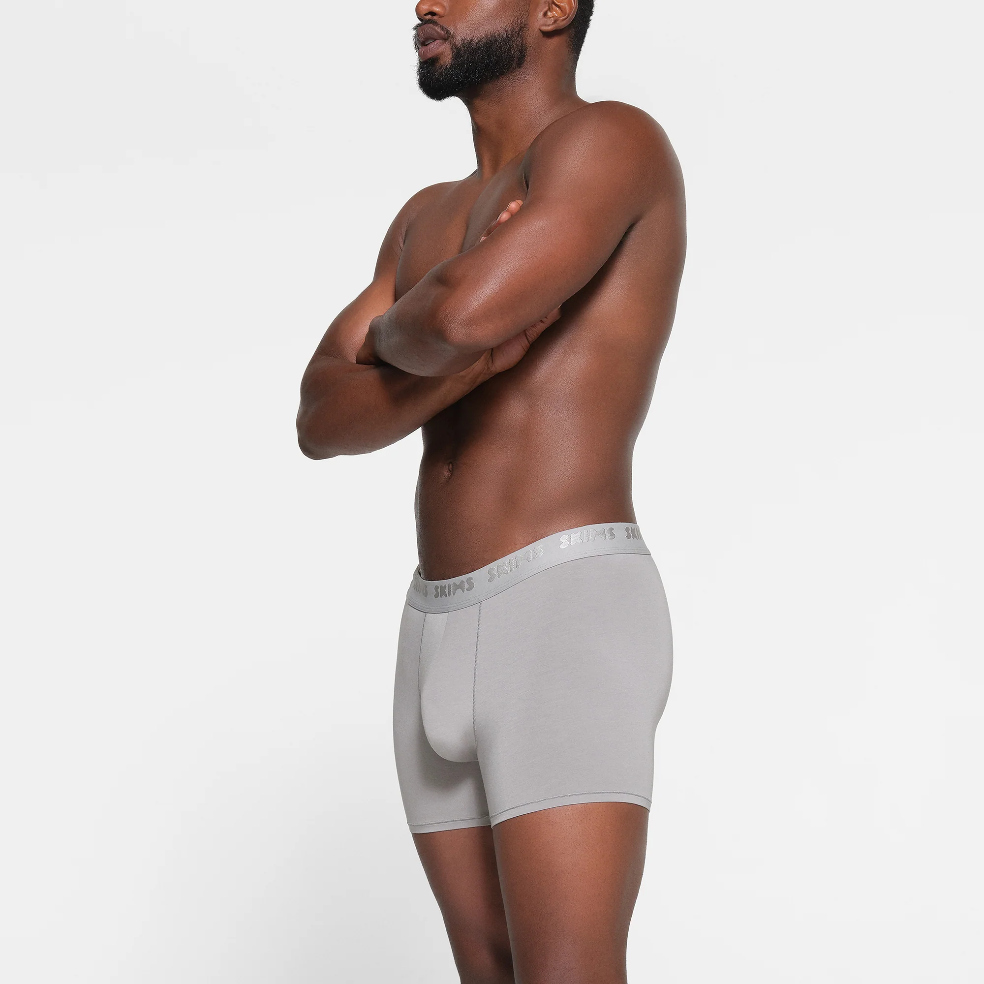 SKIMS STRETCH MENS 3" BOXER BRIEF 3-PACK | GUNMETAL MULTI - Image 3