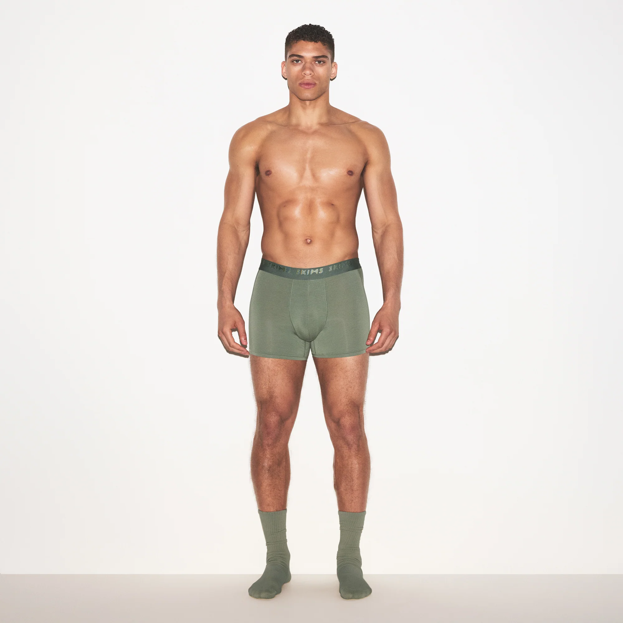 SKIMS STRETCH MENS 3" BOXER BRIEF 3-PACK | LAUREL MULTI - Image 2