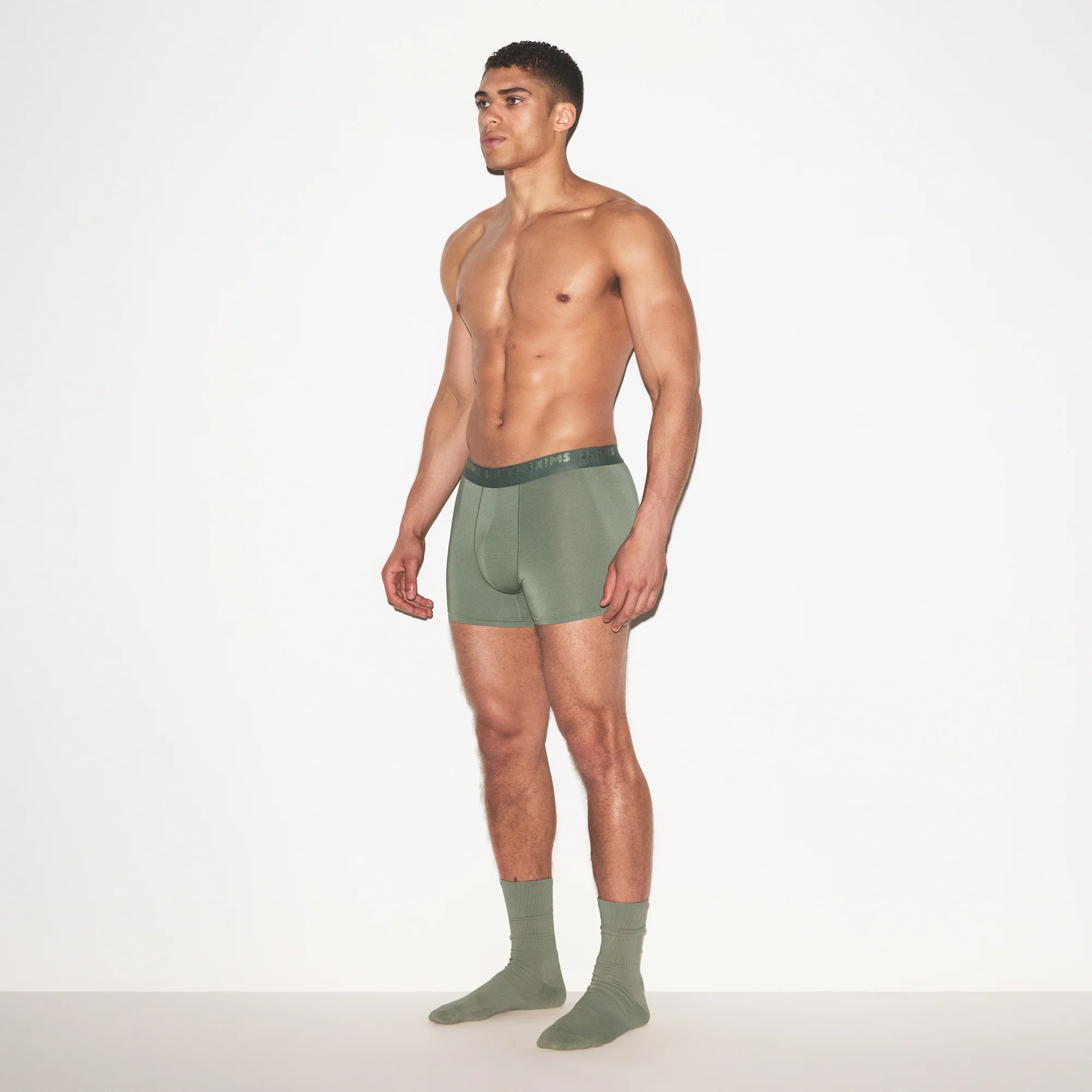 SKIMS STRETCH MENS 3" BOXER BRIEF 3-PACK | LAUREL MULTI - Image 3