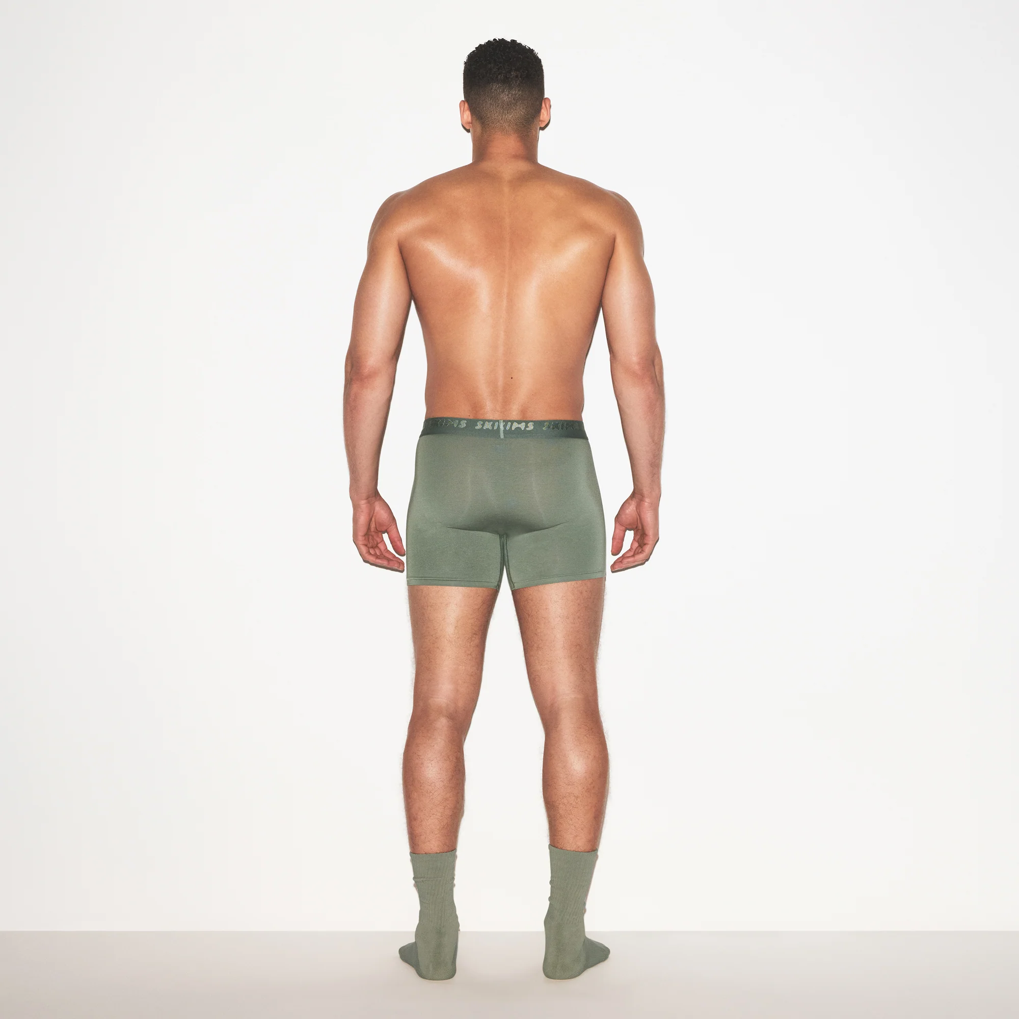 SKIMS STRETCH MENS 3" BOXER BRIEF 3-PACK | LAUREL MULTI - Image 4