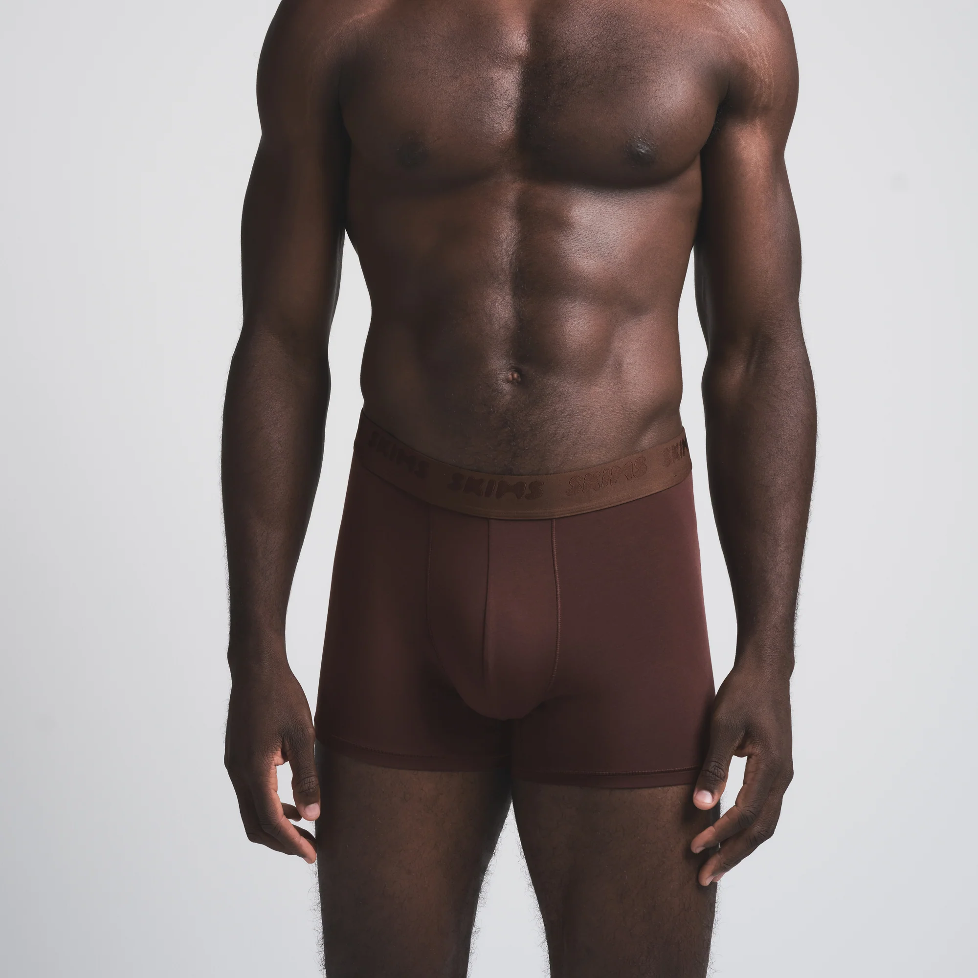 SKIMS STRETCH MENS 3" BOXER BRIEF 5-PACK | COCOA MULTI - Image 8