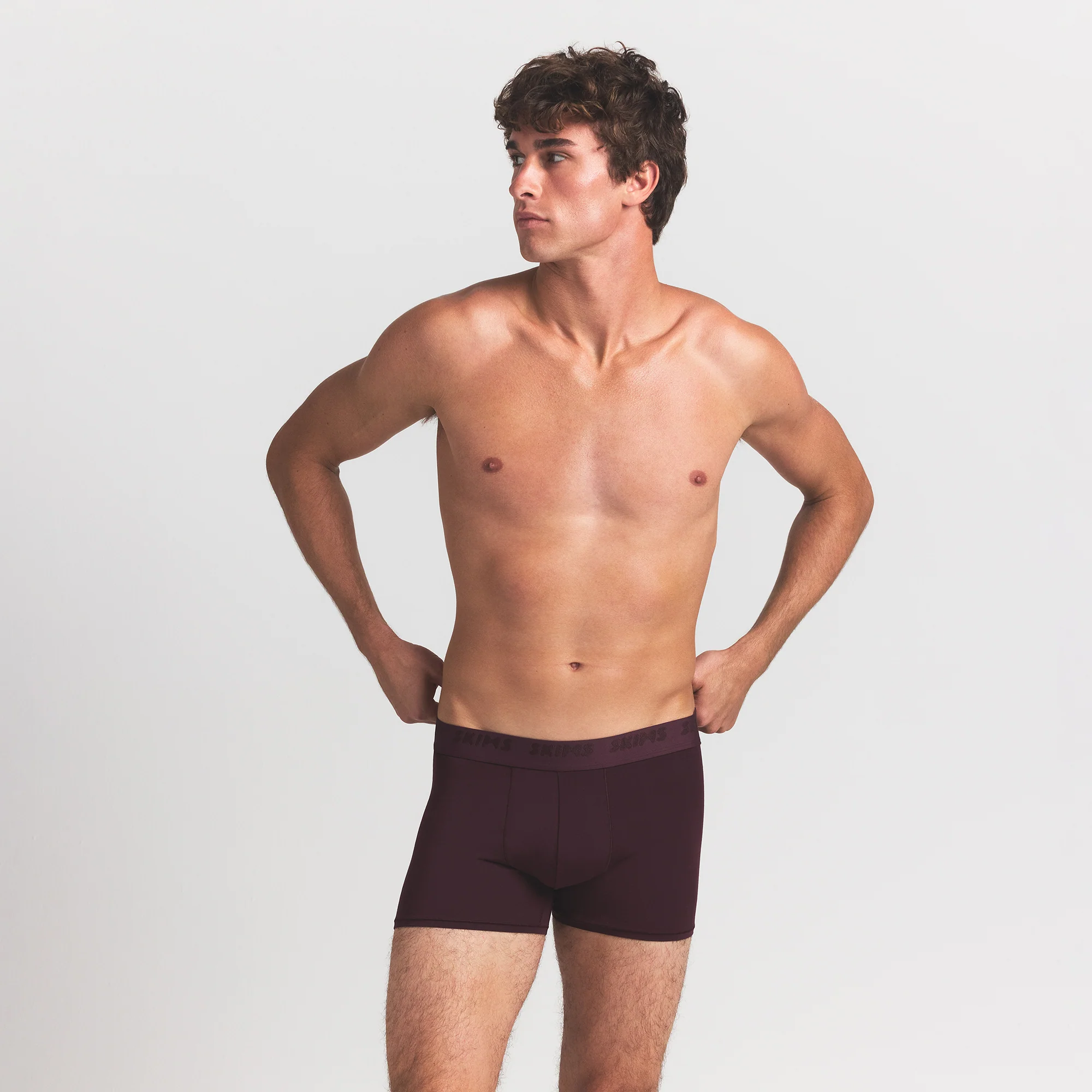 SKIMS STRETCH MENS 3" BOXER BRIEF 5-PACK | RAVEN CURRANT MULTI - Image 3