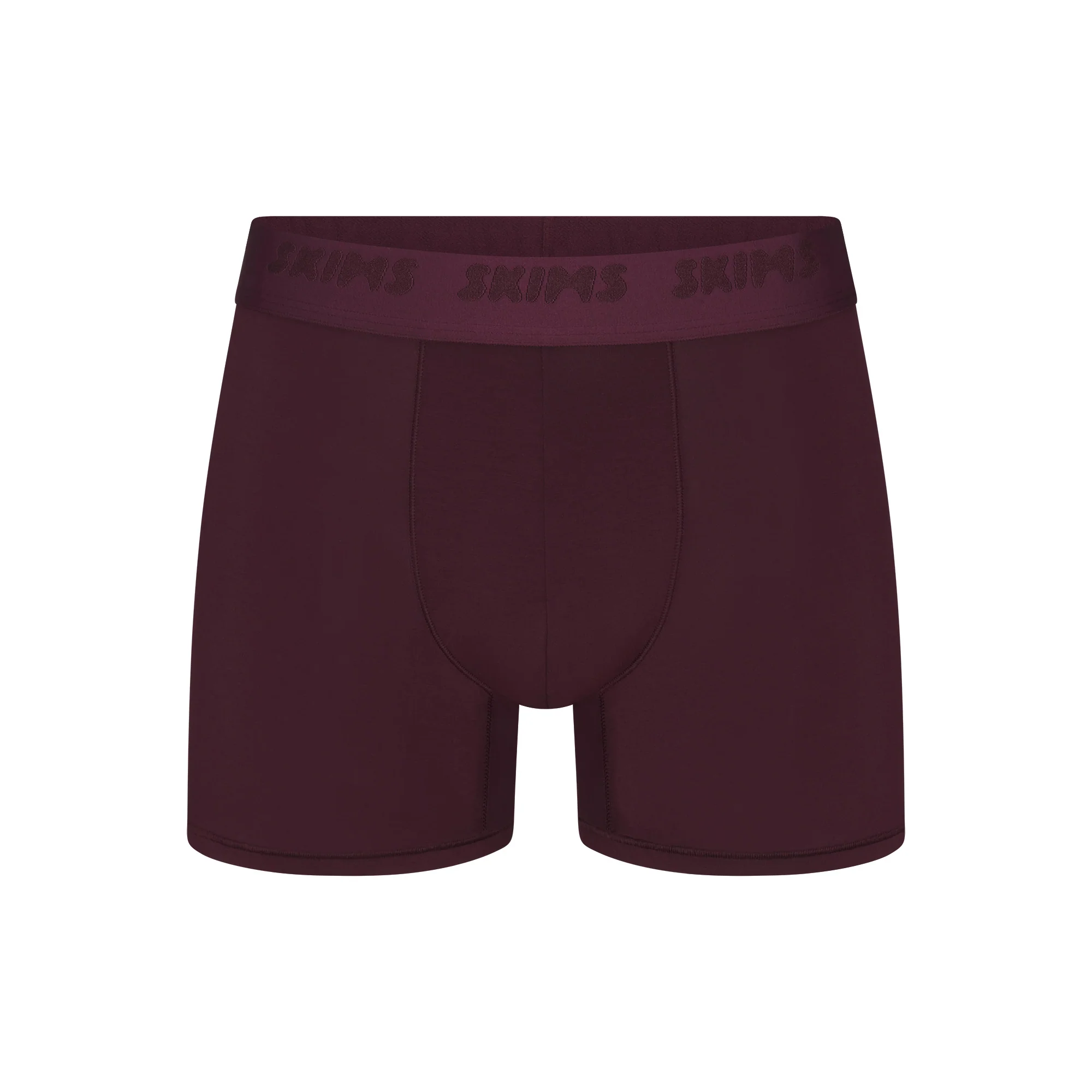 SKIMS STRETCH MENS 3" BOXER BRIEF | CURRANT