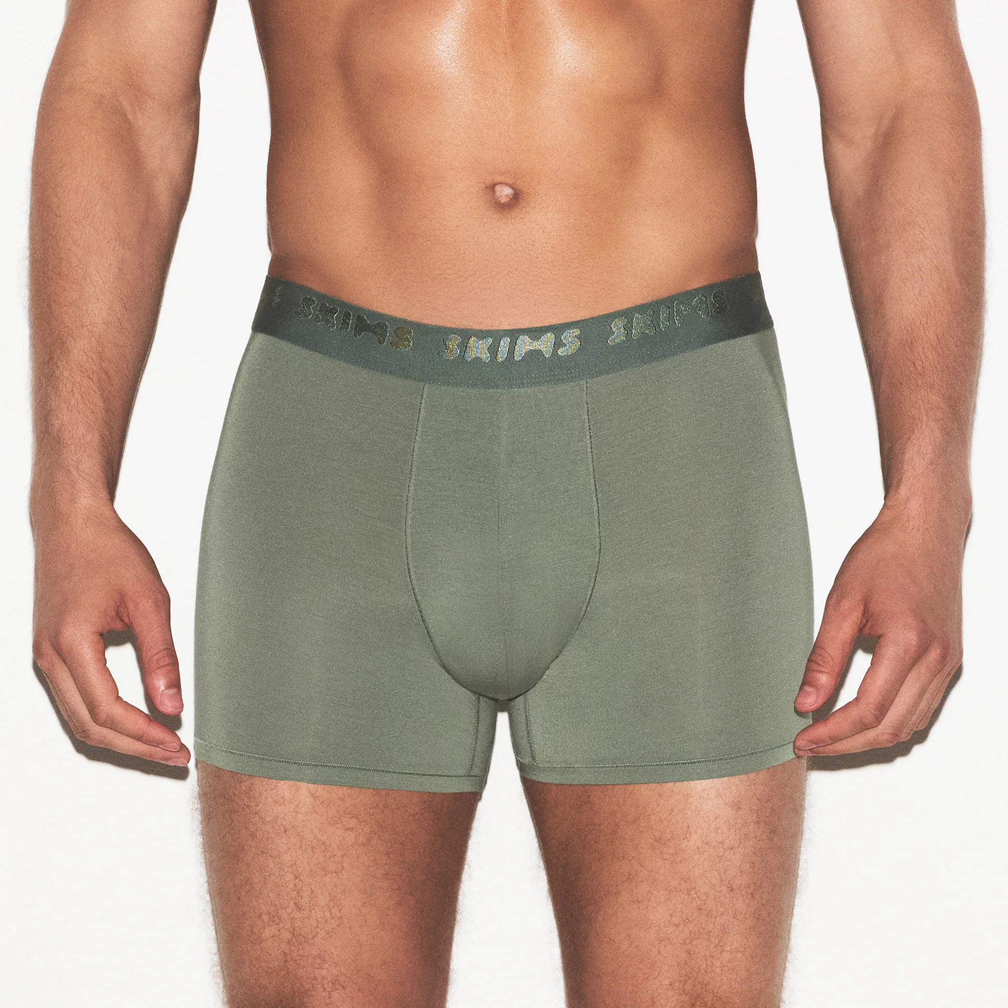 SKIMS STRETCH MENS 3" BOXER BRIEF | LAUREL - Image 3