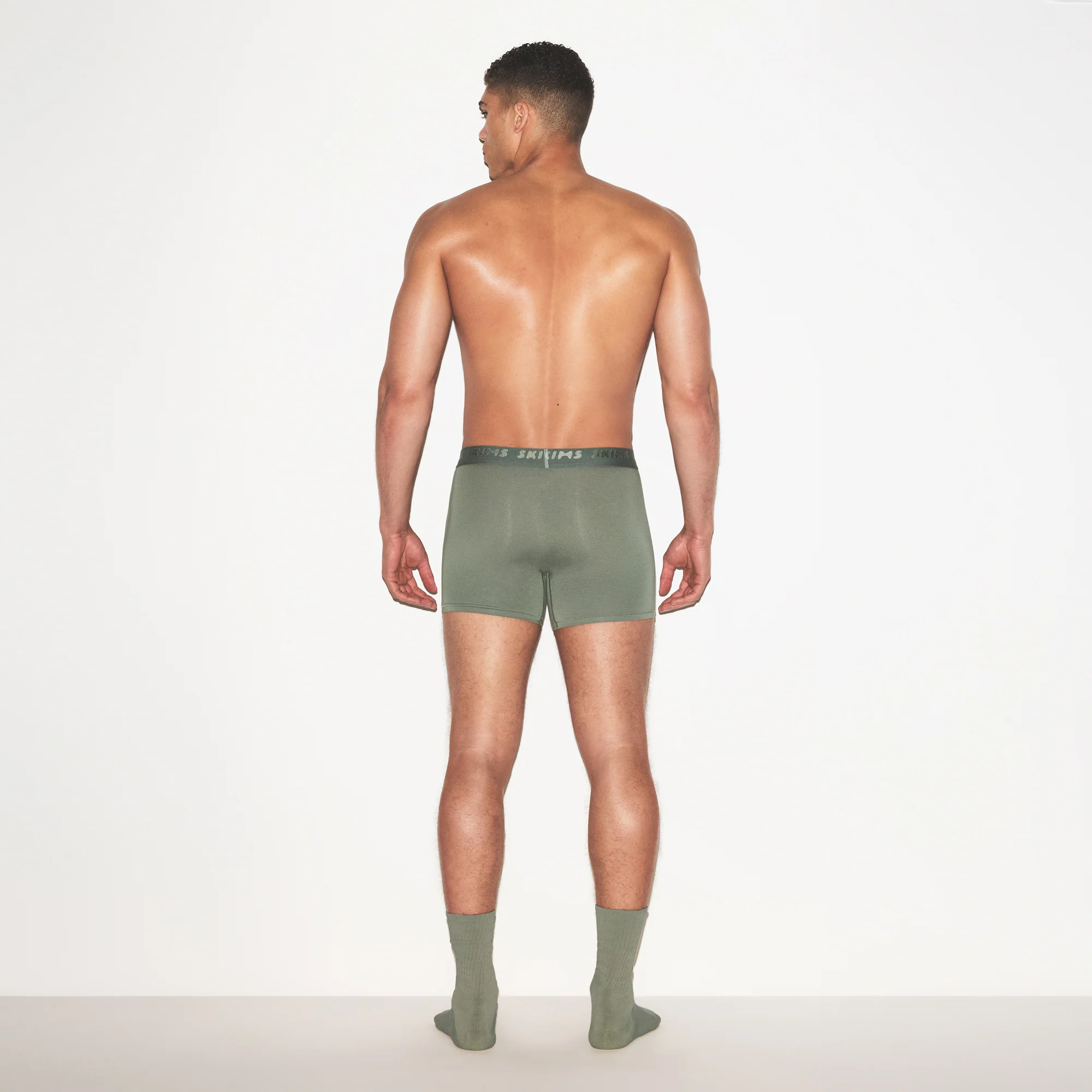 SKIMS STRETCH MENS 3" BOXER BRIEF | LAUREL - Image 4