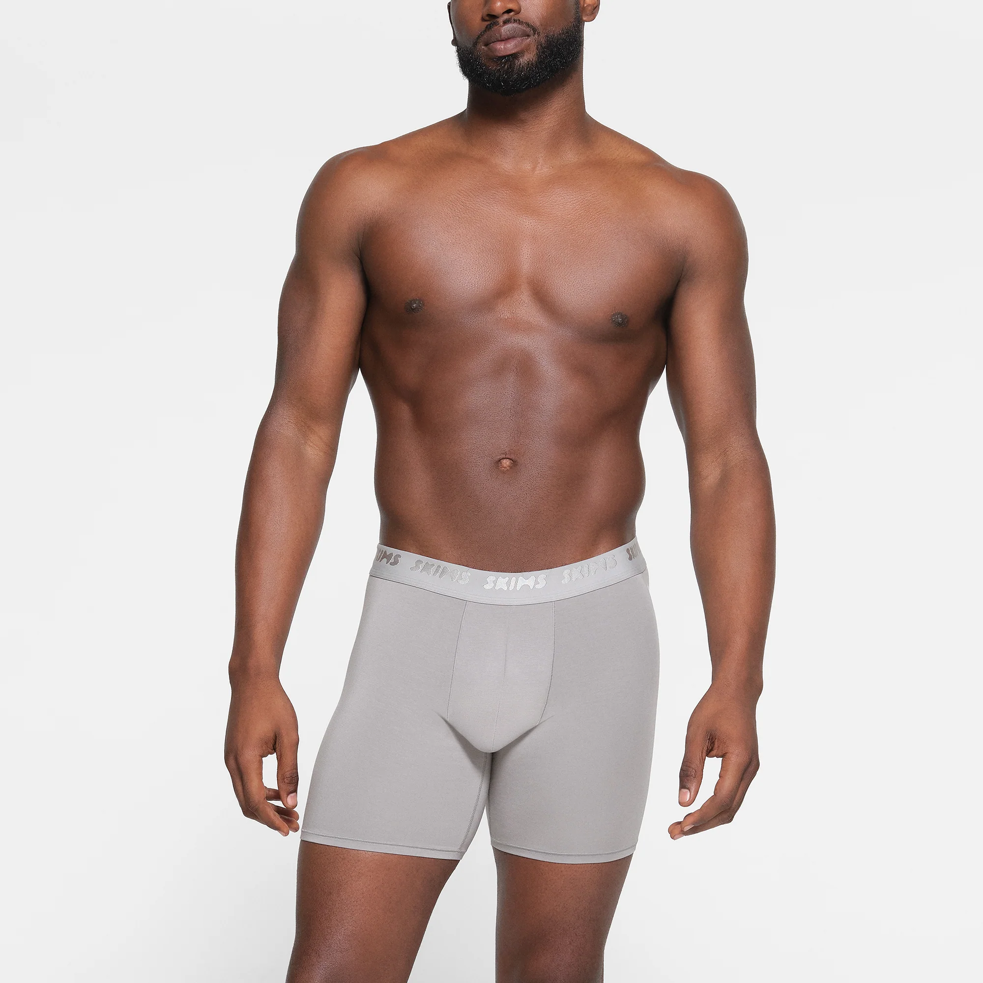 SKIMS STRETCH MENS 5" BOXER BRIEF 3-PACK | GUNMETAL MULTI - Image 2