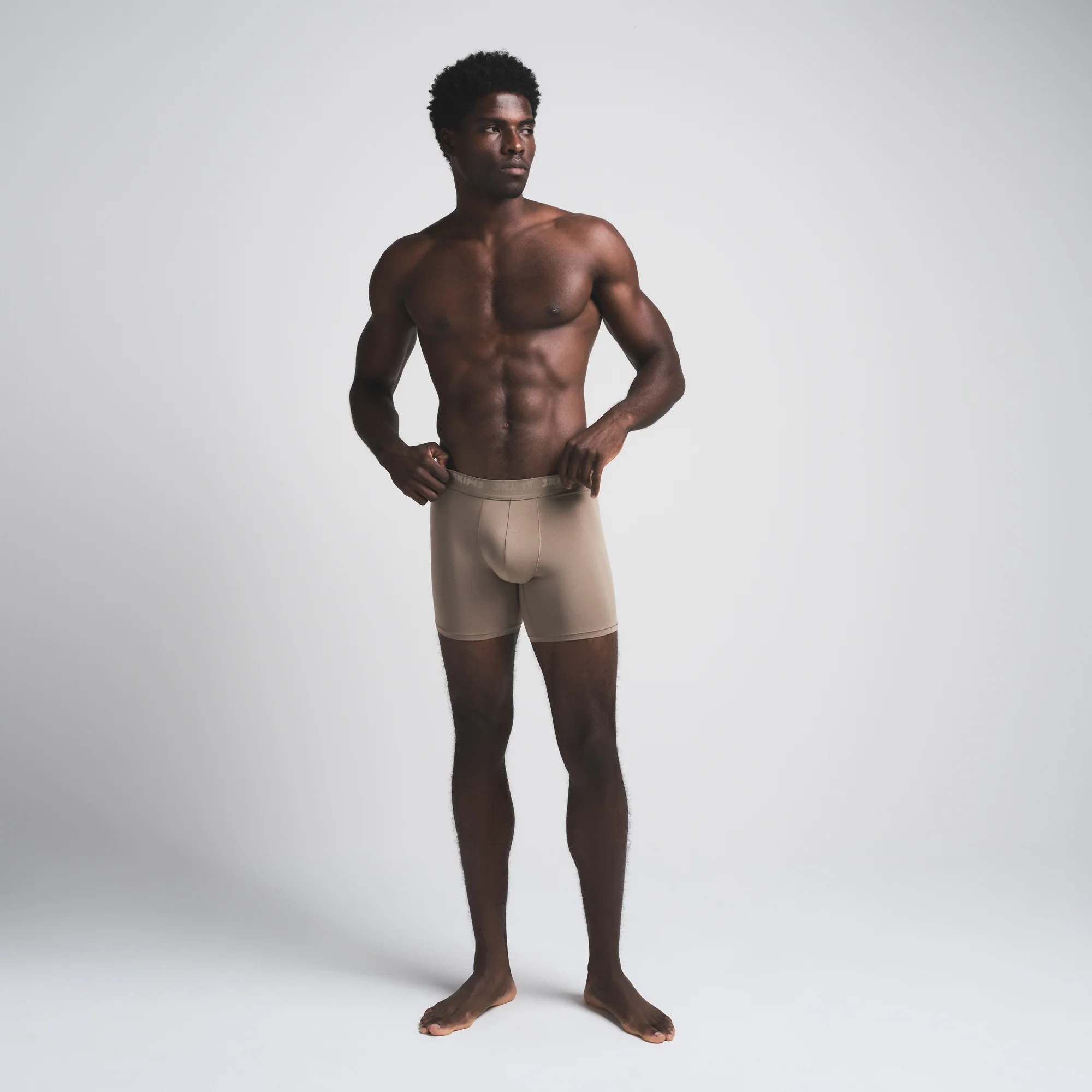 SKIMS STRETCH MENS 5" BOXER BRIEF 5-PACK | COCOA MULTI - Image 2