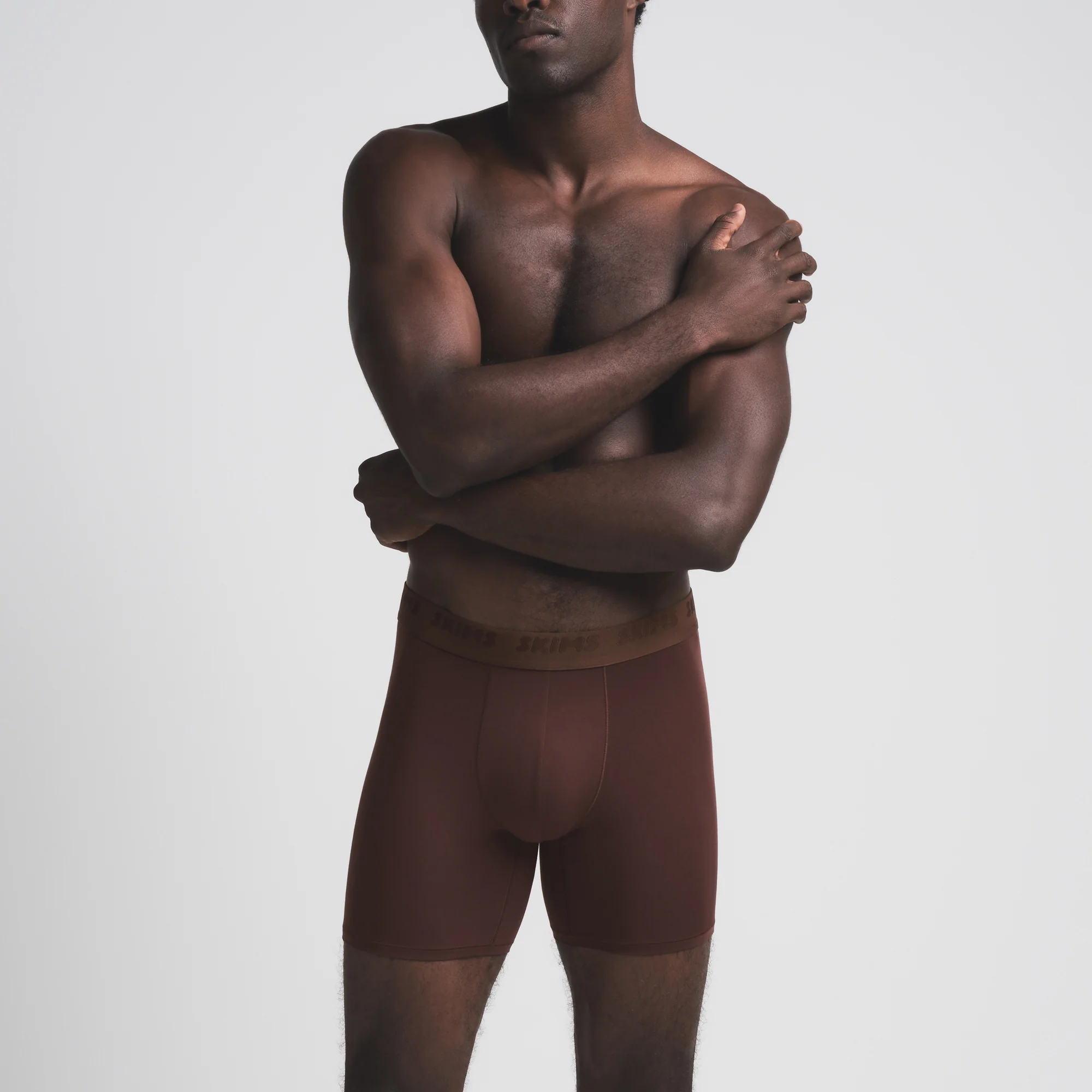 SKIMS STRETCH MENS 5" BOXER BRIEF 5-PACK | COCOA MULTI - Image 5