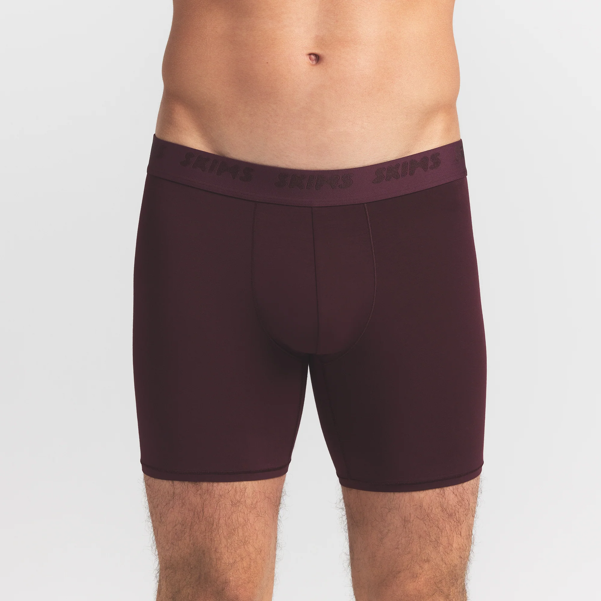 SKIMS STRETCH MENS 5" BOXER BRIEF | CURRANT - Image 3
