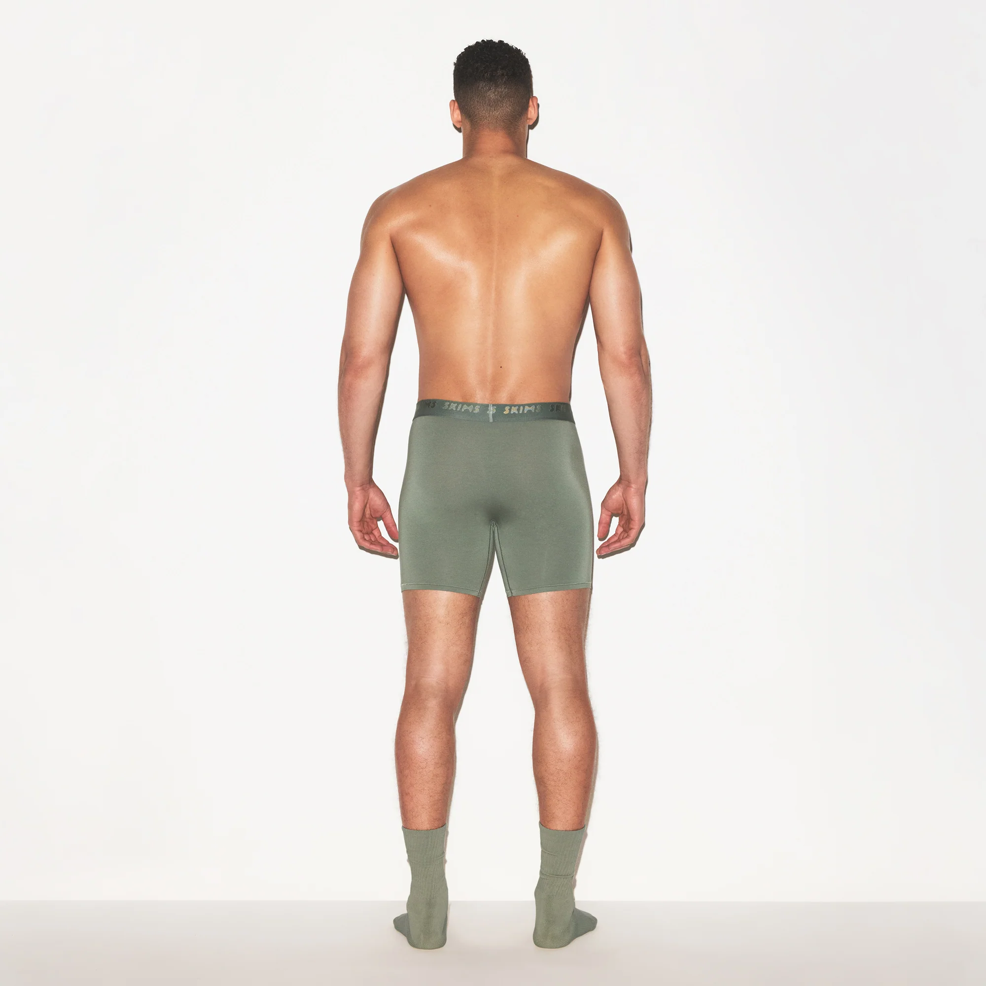 SKIMS STRETCH MENS 5" BOXER BRIEF | LAUREL - Image 5