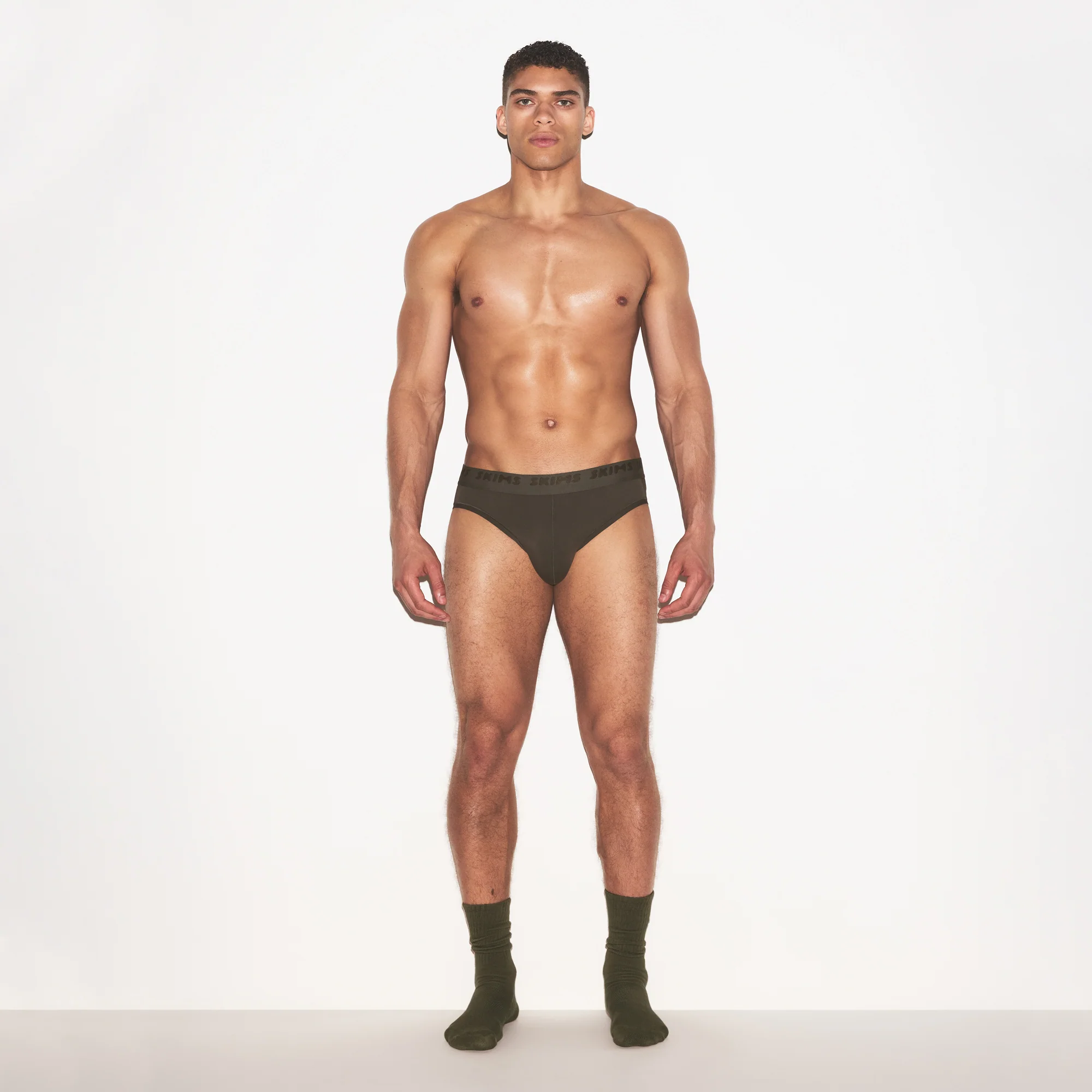SKIMS STRETCH MENS BRIEF 3-PACK | LAUREL MULTI - Image 7
