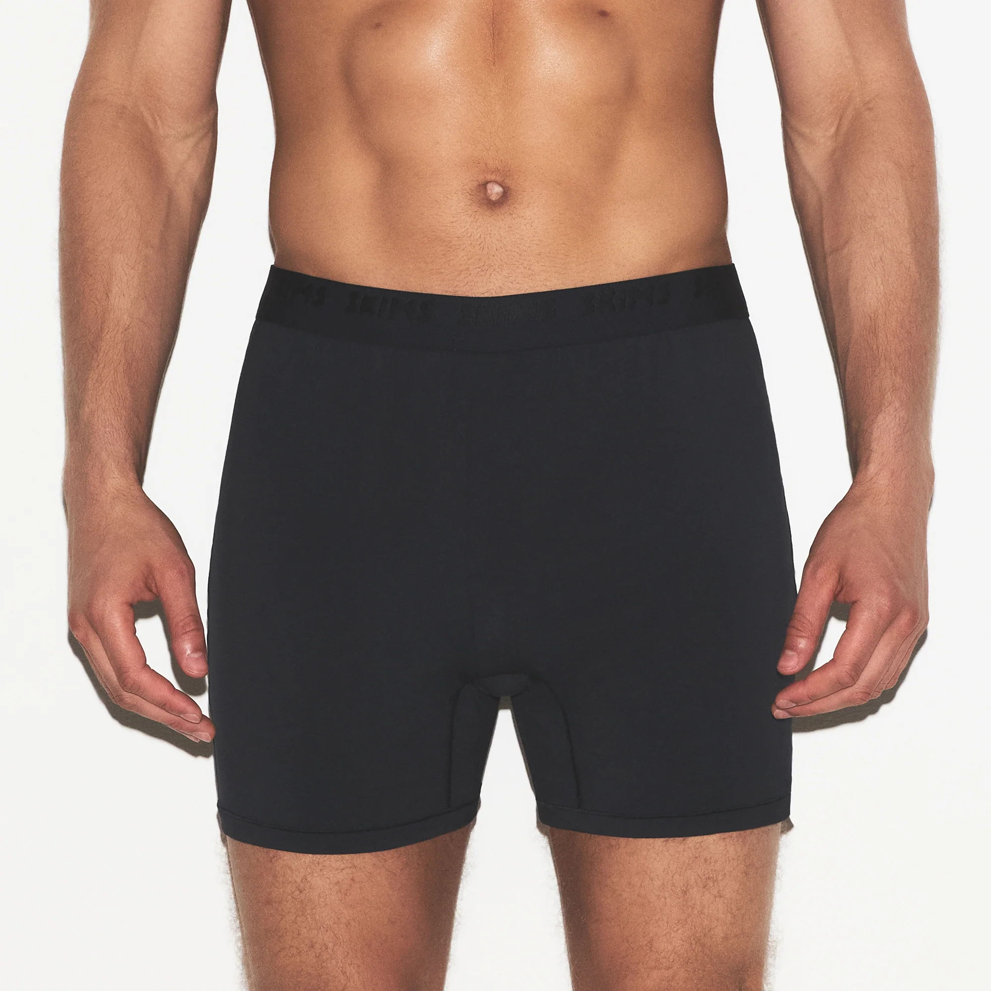 SKIMS STRETCH MENS KNIT BOXER 3-PACK | GUNMETAL MULTI - Image 5