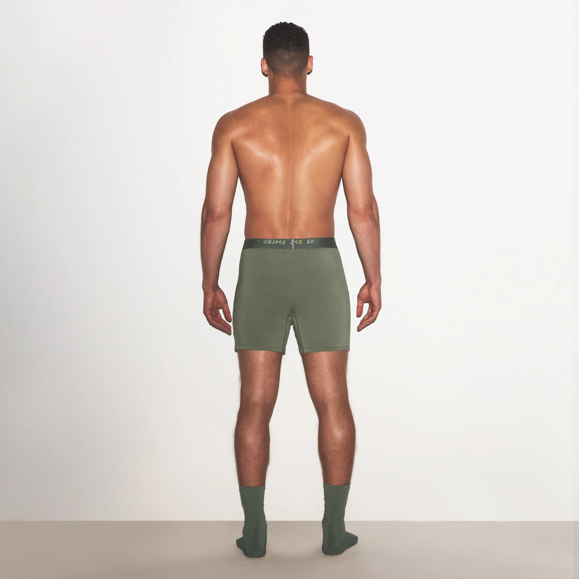 SKIMS STRETCH MENS KNIT BOXER | LAUREL - Image 4