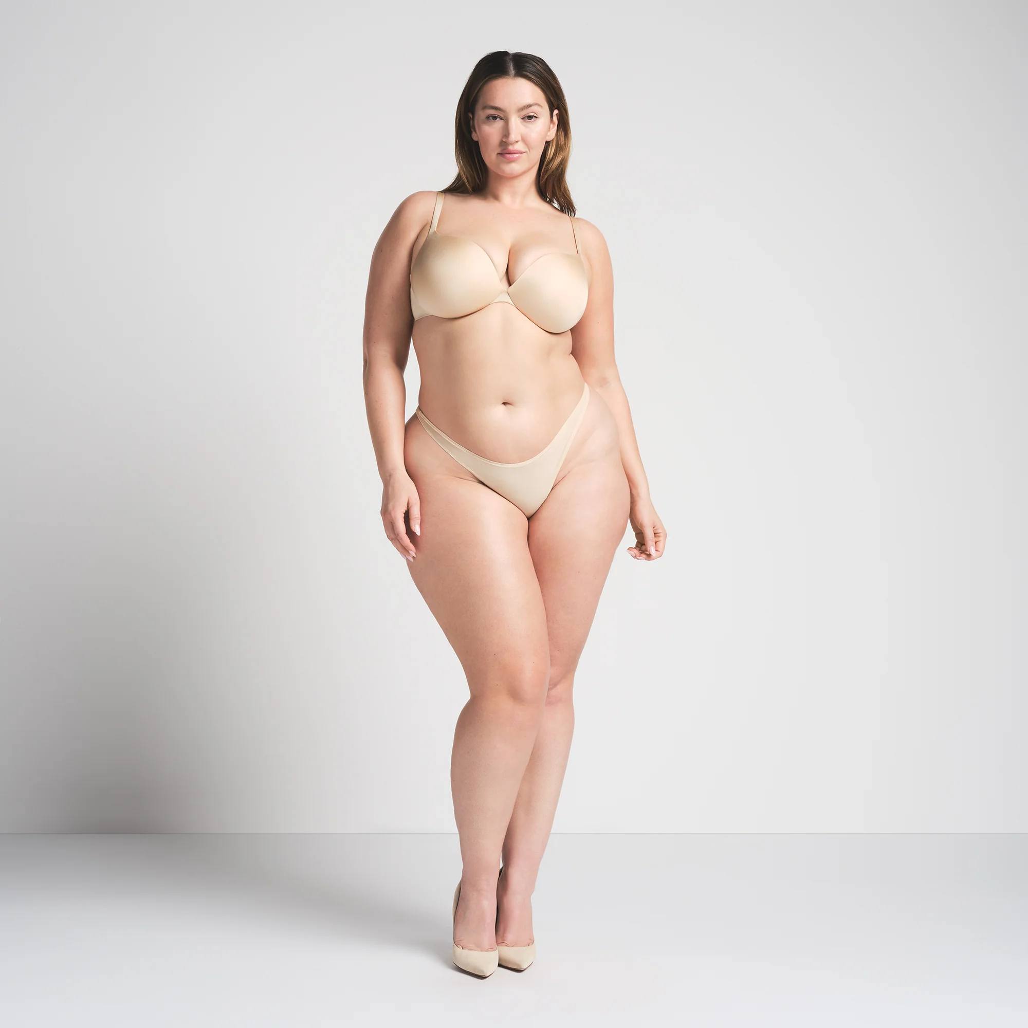 SKIMS ULTIMATE TEARDROP PUSH-UP BRA | SAND - Image 3