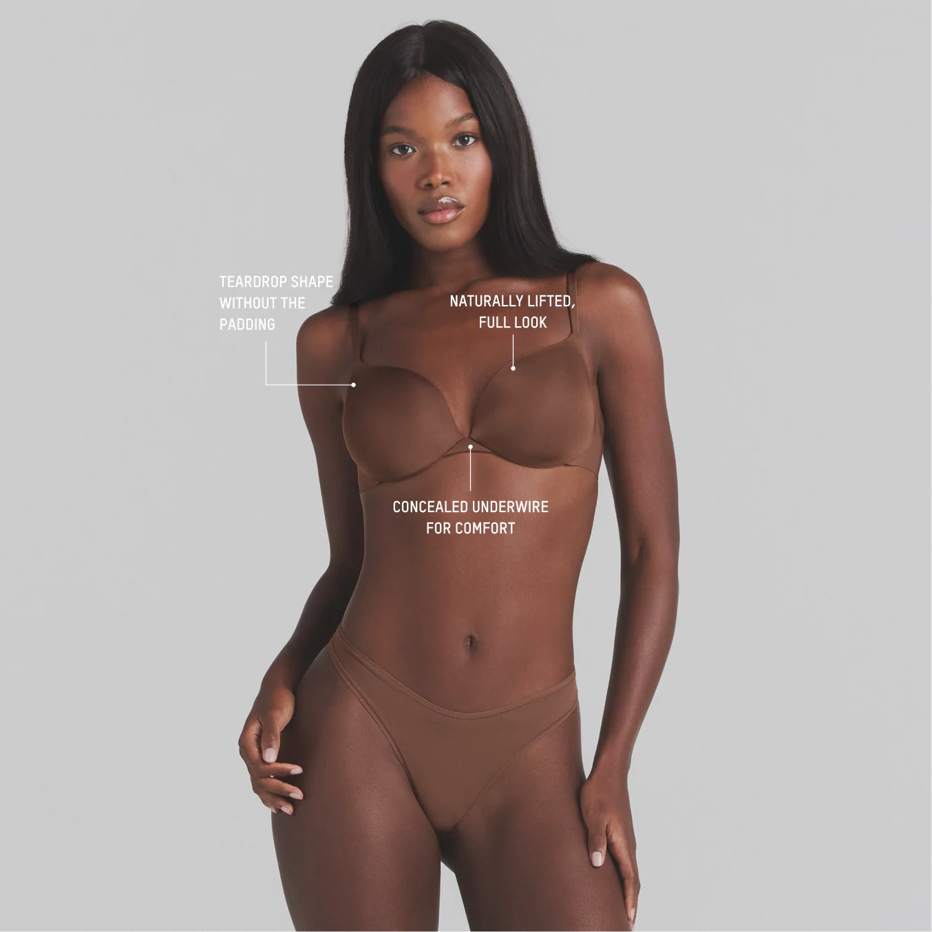 SKIMS ULTIMATE TEARDROP T-SHIRT BRA | JASPER - Image 3