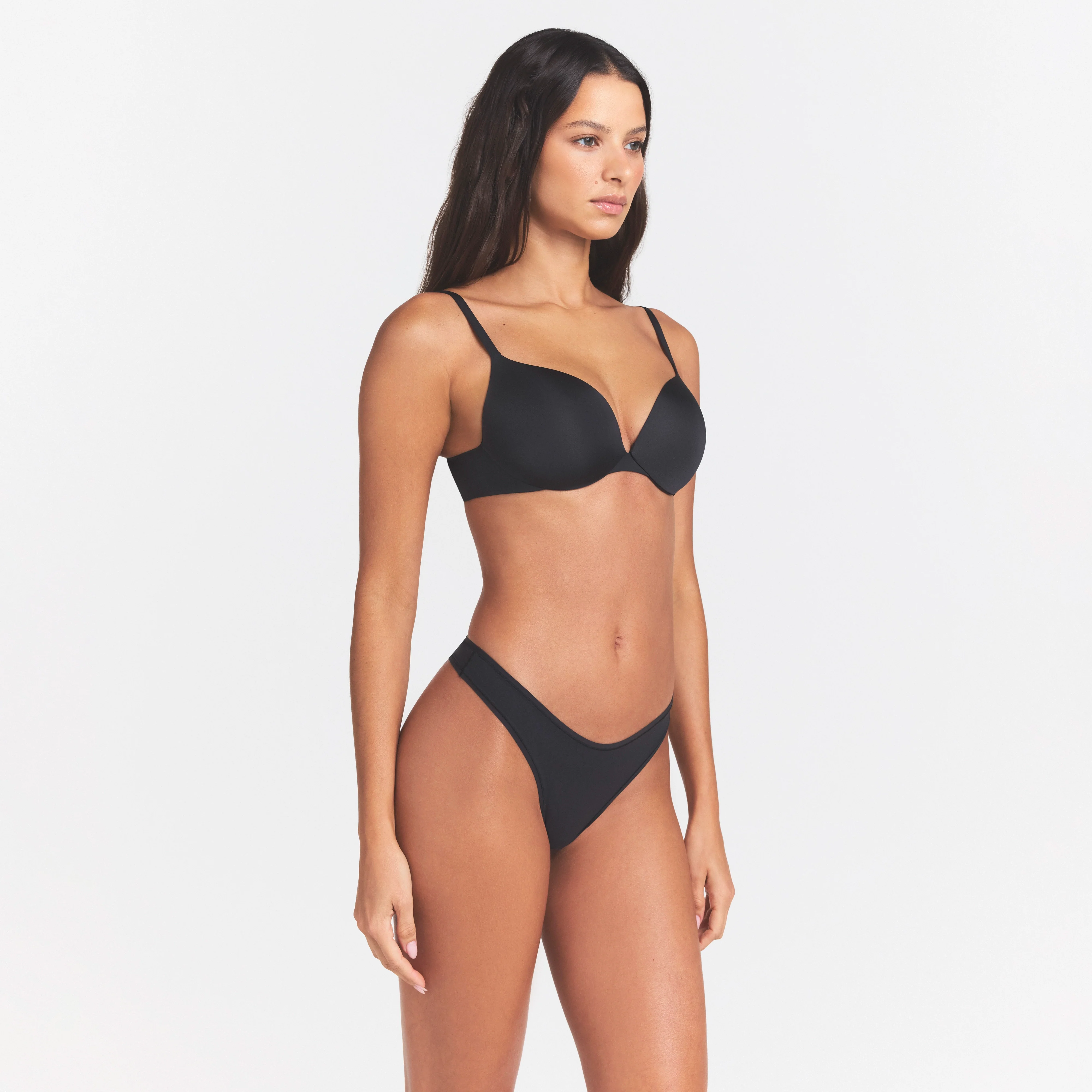 SKIMS ULTIMATE TEARDROP T-SHIRT BRA | ONYX - Image 4