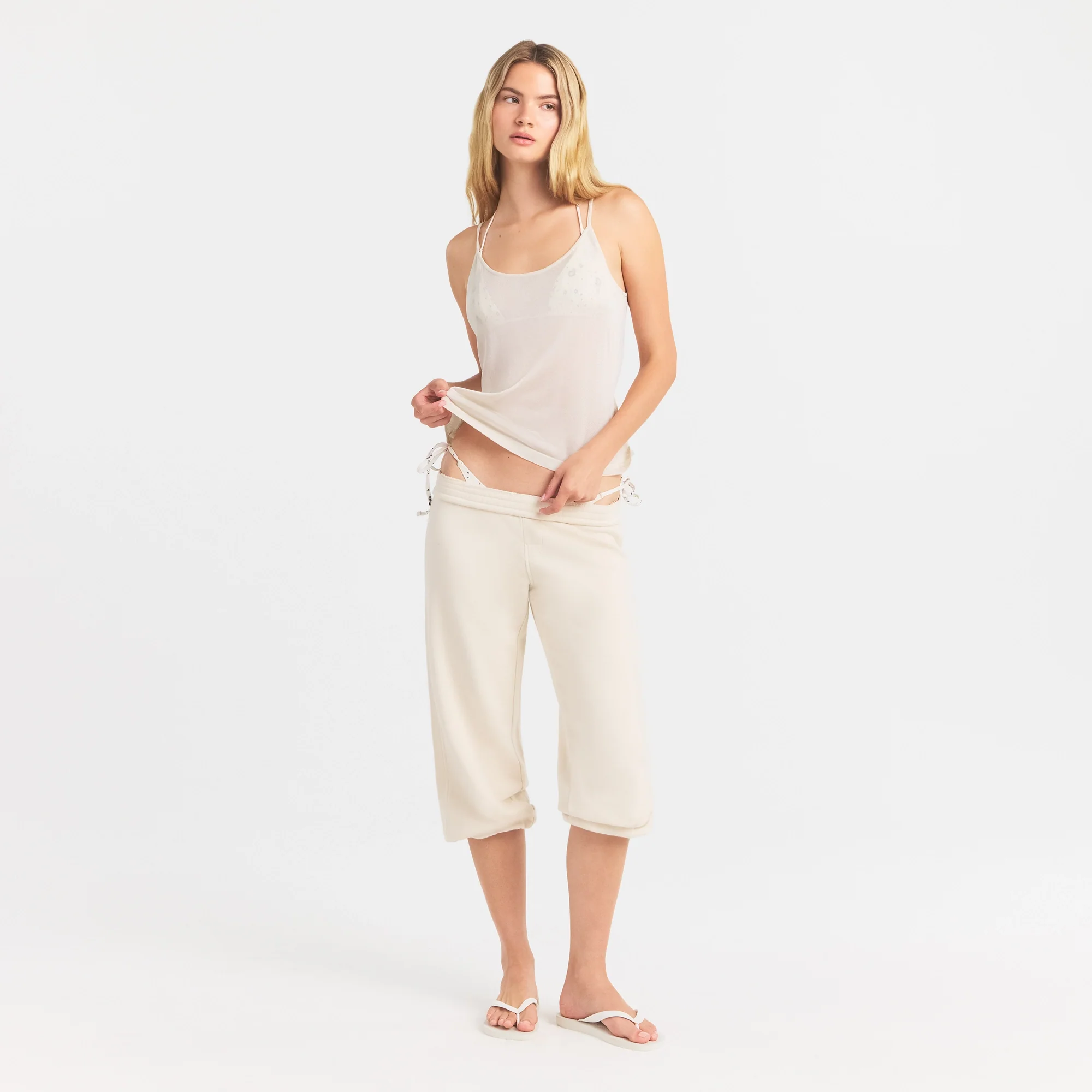 SLINKY KNIT CAMI | BUFF - Image 2