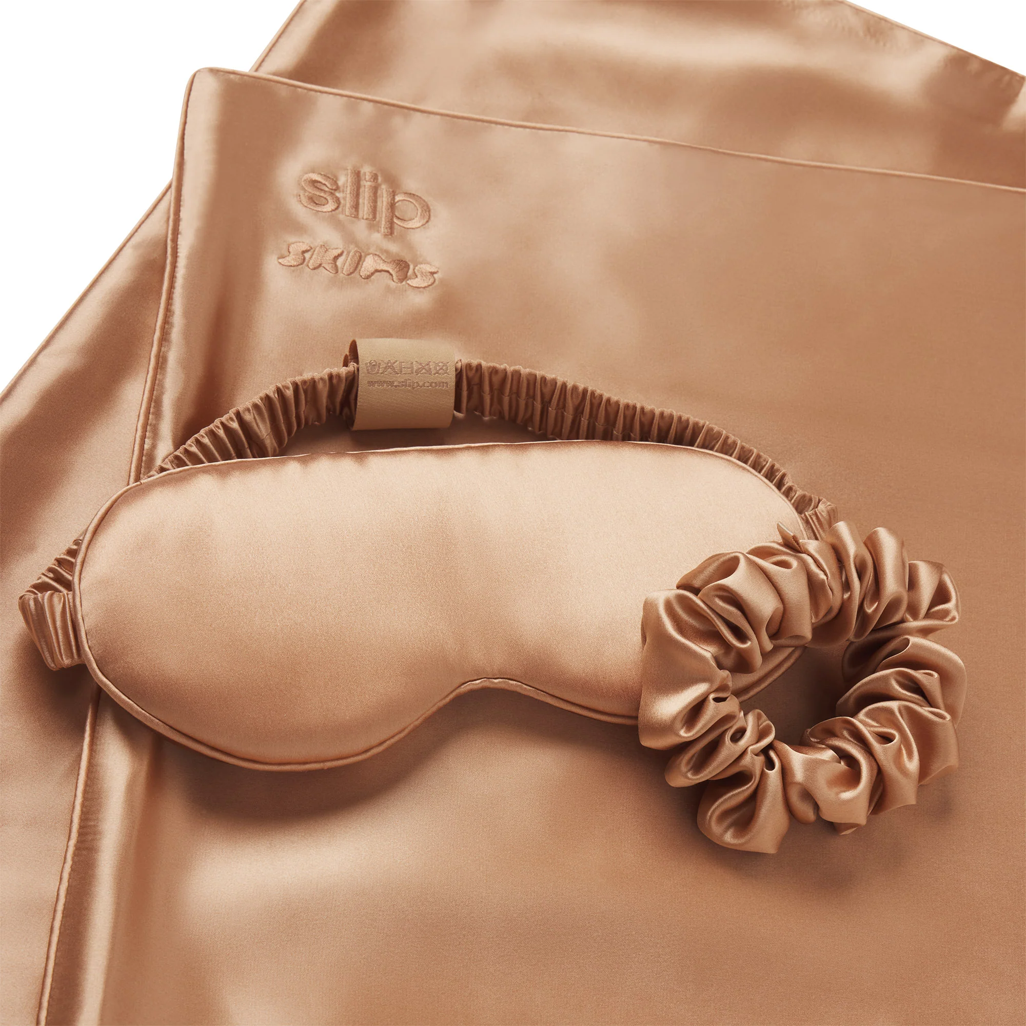 SLIP X SKIMS PURE SILK SIGNATURE GIFT SET | CLAY - Image 2