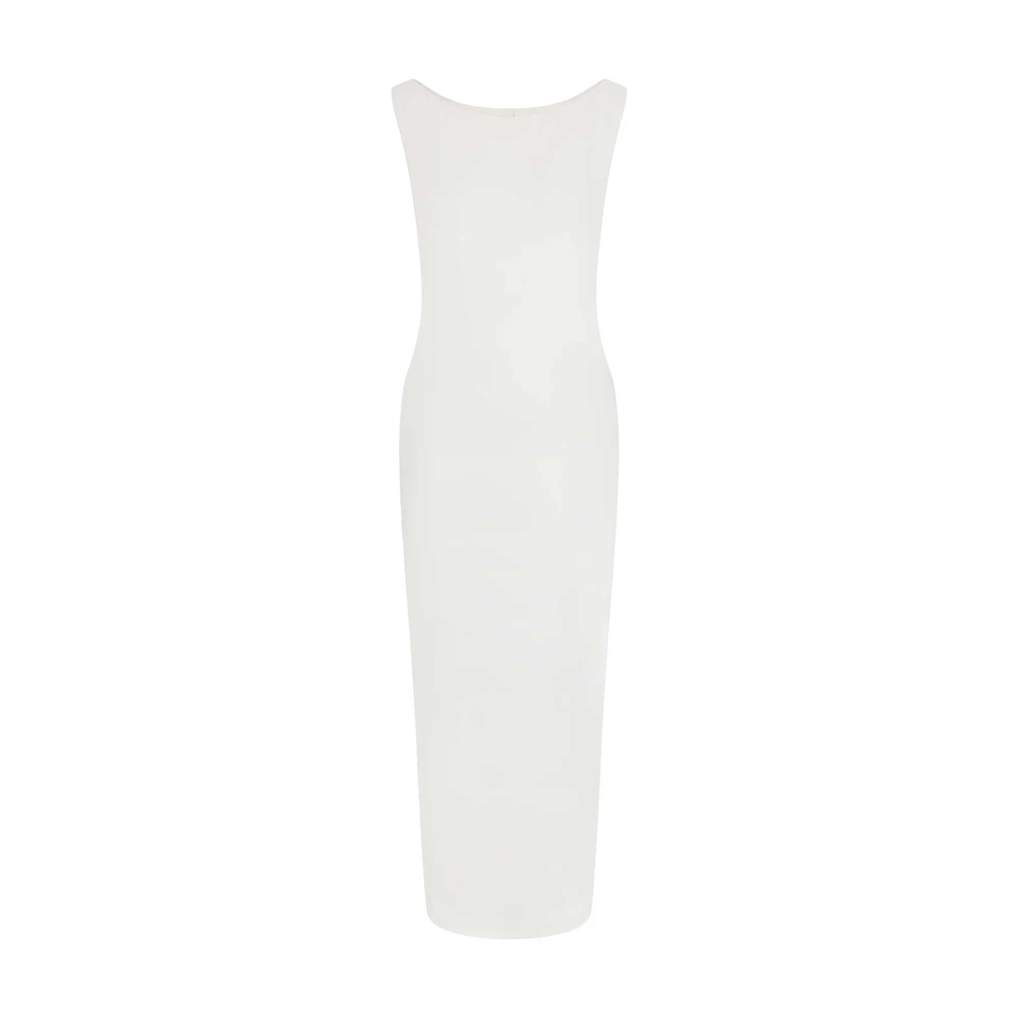 SMOOTH LAYERS CUT OUT LONG DRESS | EGRET