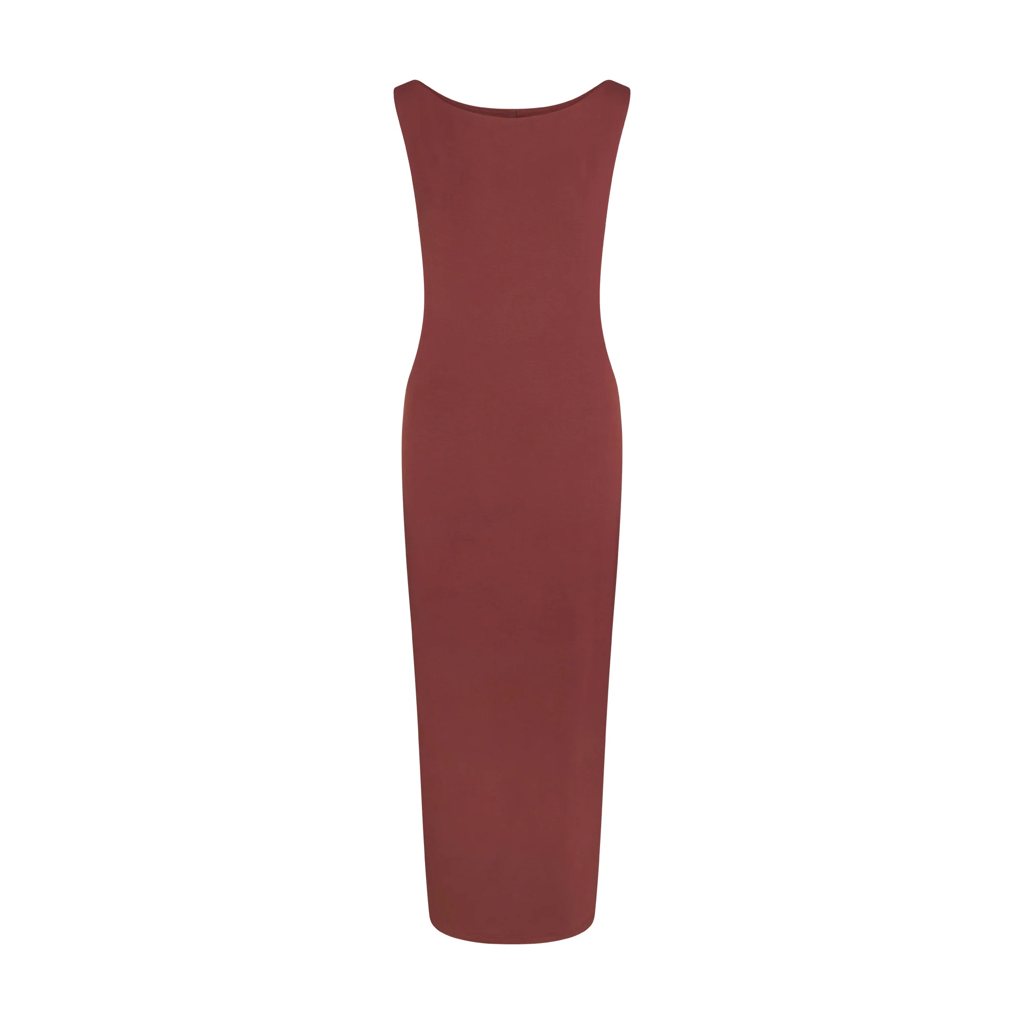 SMOOTH LAYERS CUT OUT LONG DRESS | HENNA