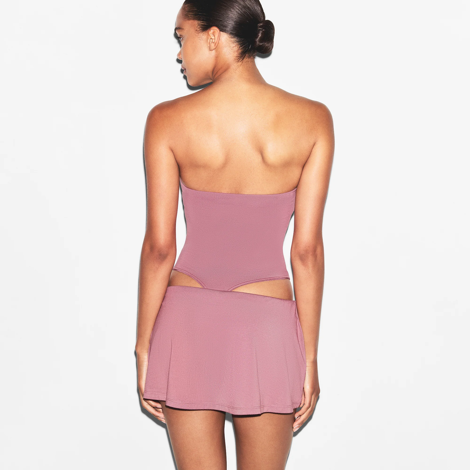 SMOOTH LAYERS MINI SKORT | REDWOOD - Image 3