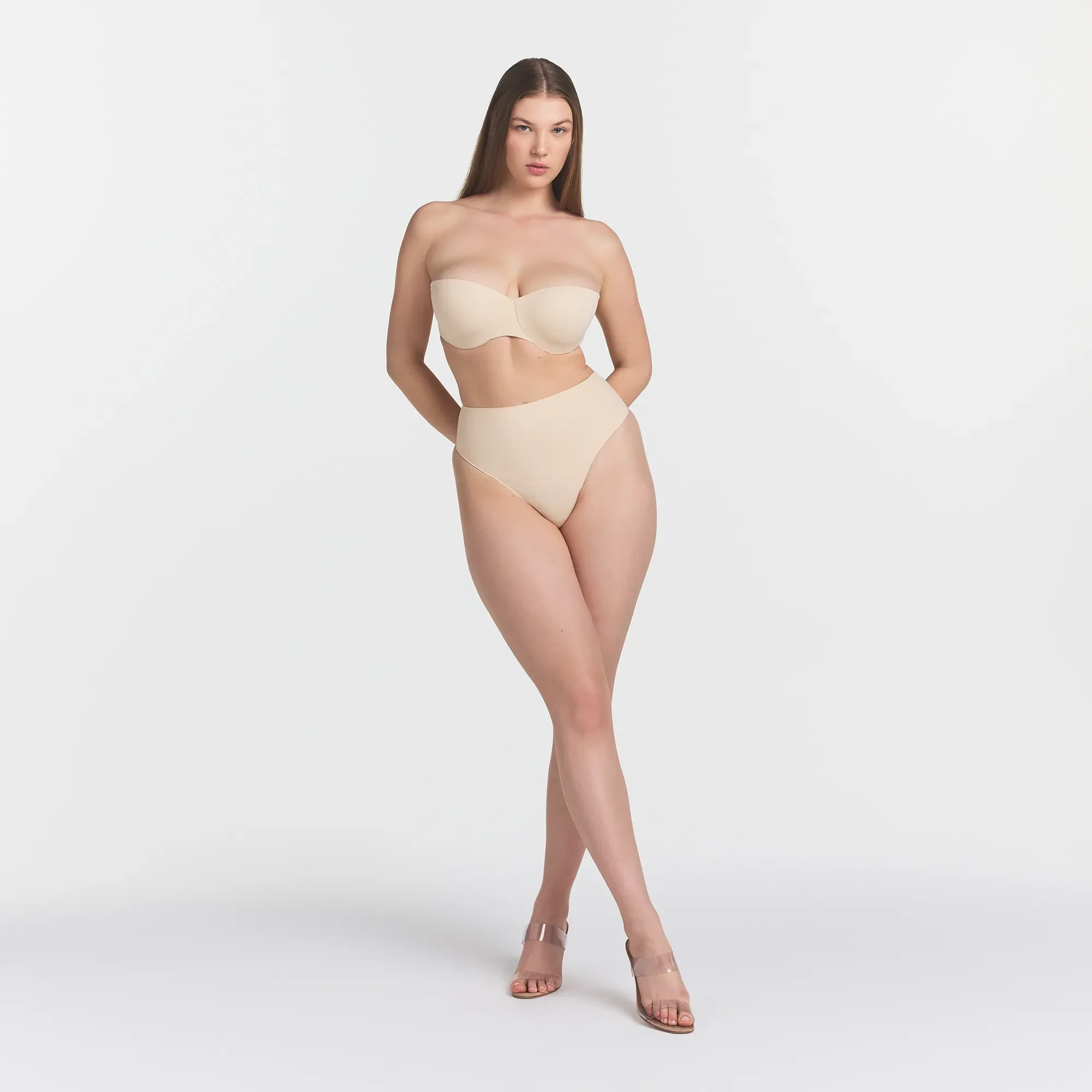 SMOOTHING INTIMATES STRAPLESS BRA | SAND - Image 2