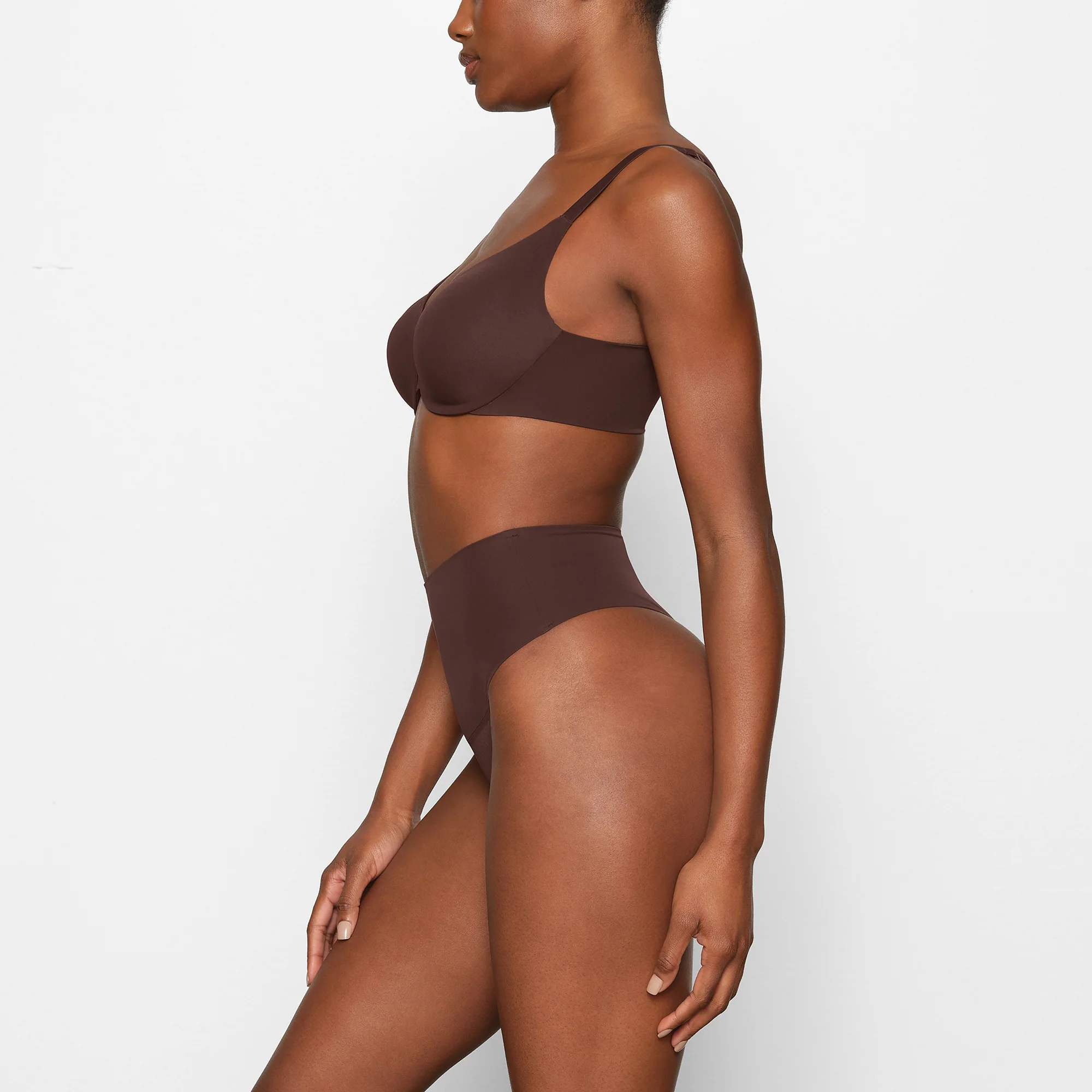 SMOOTHING INTIMATES UNLINED FULL COVERAGE BRA | COCOA - Image 3