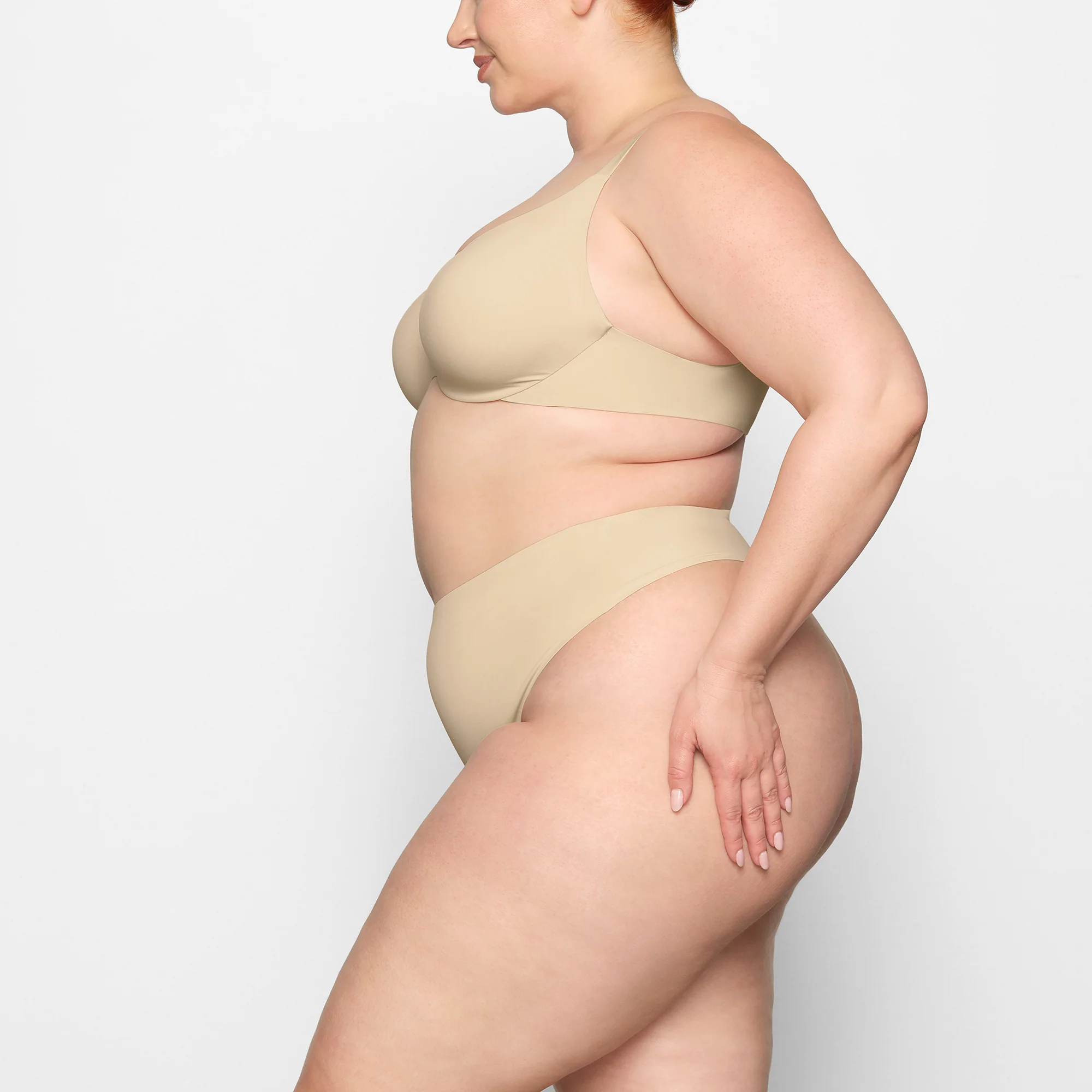 SMOOTHING INTIMATES UNLINED FULL COVERAGE BRA | SAND - Image 3