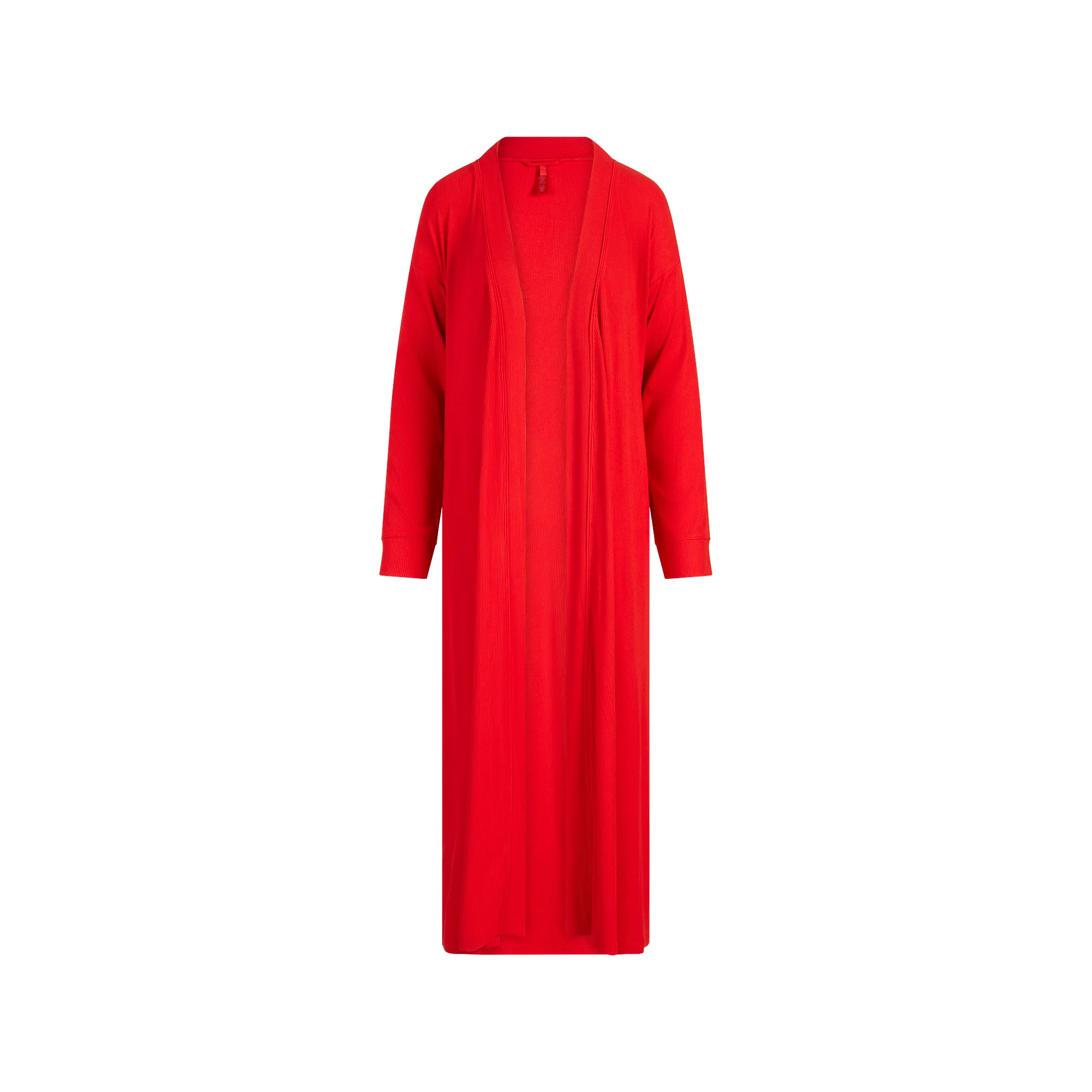 SOFT LOUNGE LONG ROBE | CHERRY - Image 4
