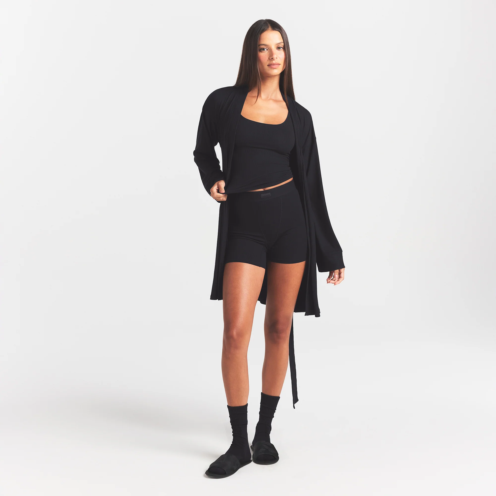 SOFT LOUNGE ROBE | ONYX - Image 4