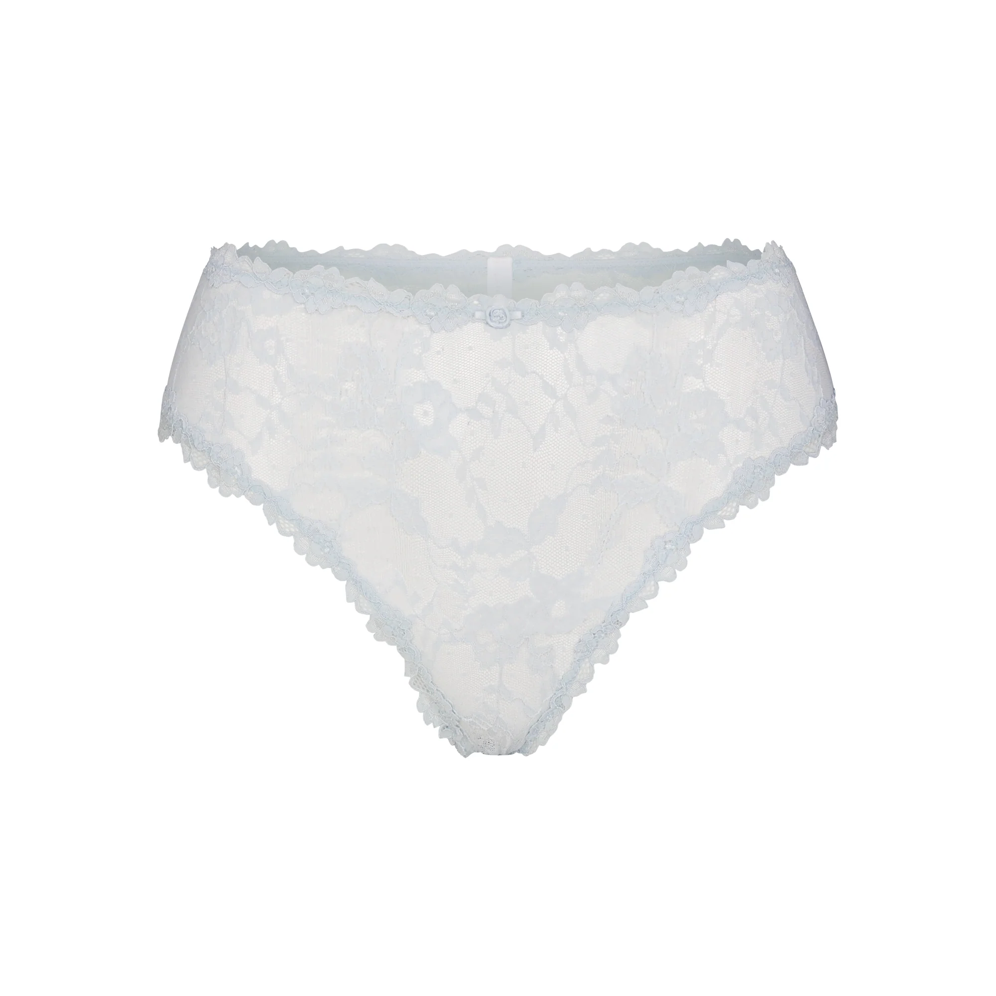 STRETCH LACE BRIEF | POWDER BLUE