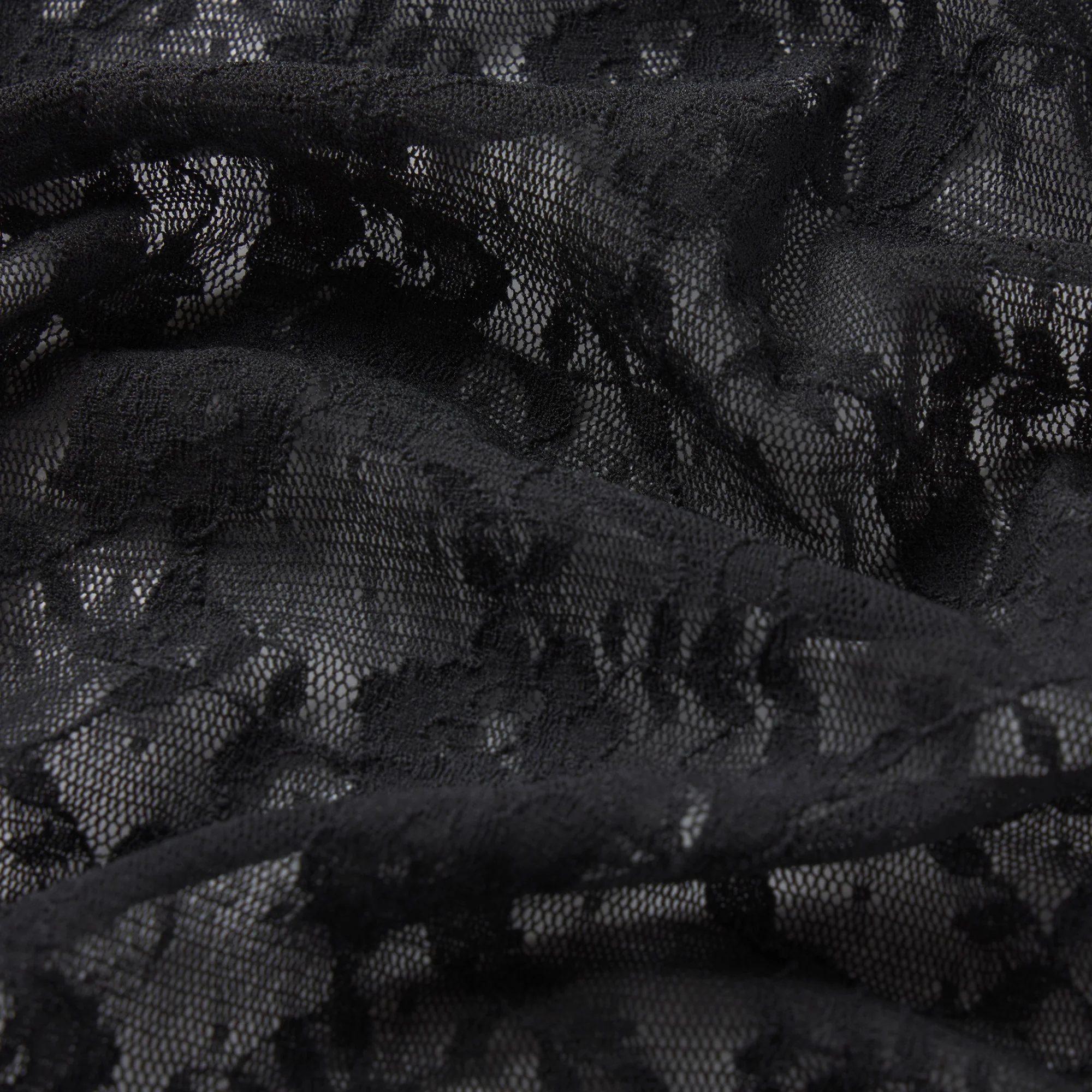 STRETCH LACE RUFFLE CAMI | SOOT - Image 5