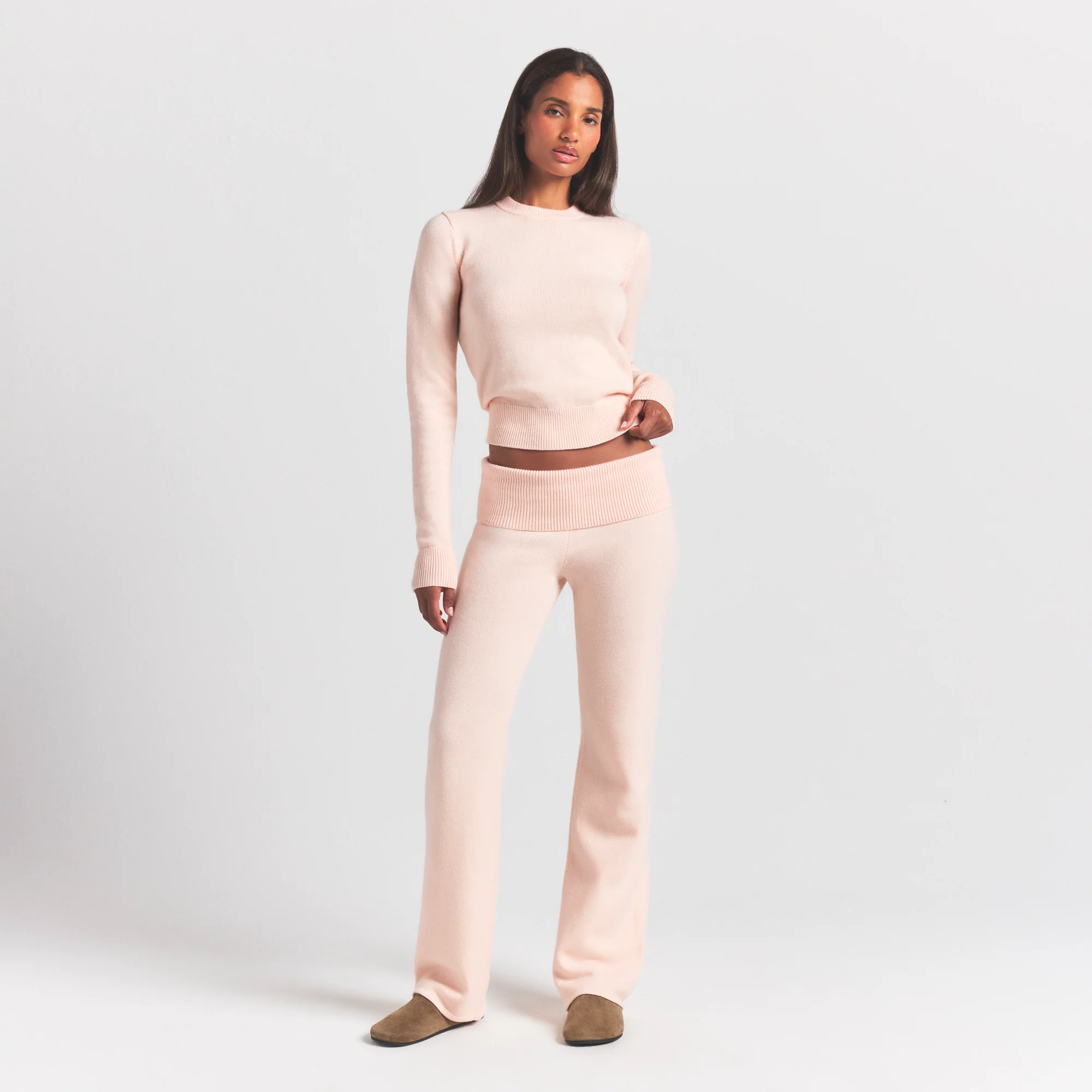 SWEATER KNITS FOLDOVER PANT | PRIMROSE - Image 2