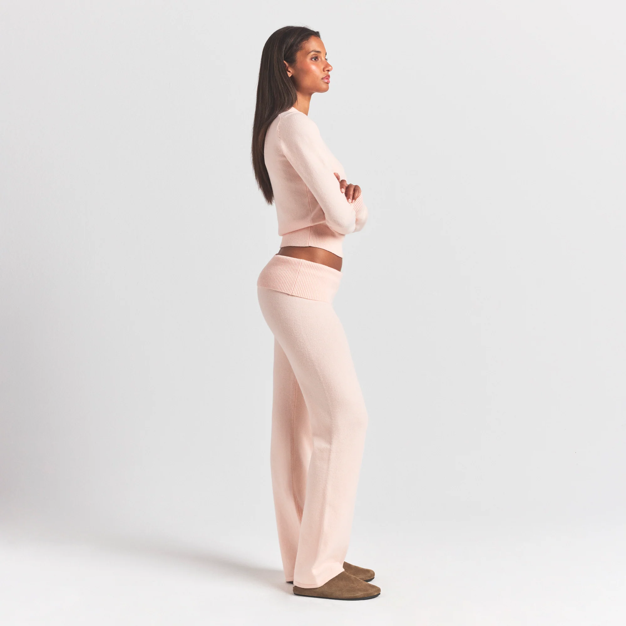 SWEATER KNITS FOLDOVER PANT | PRIMROSE - Image 3