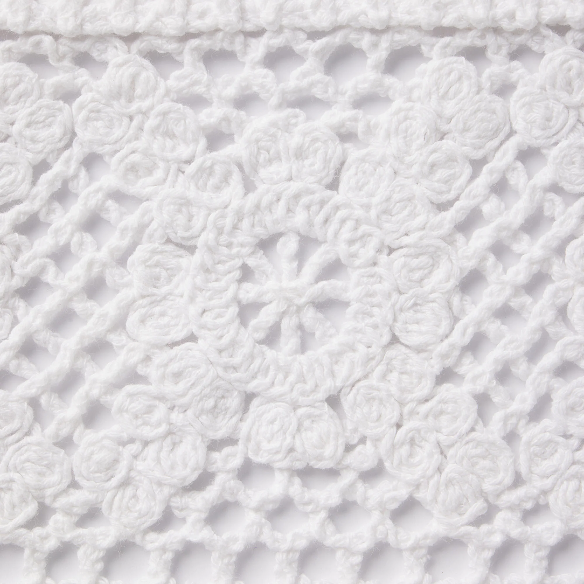 SWIM COVER-UPS CROCHET HALTER CAMI TOP | SNOW - Image 6