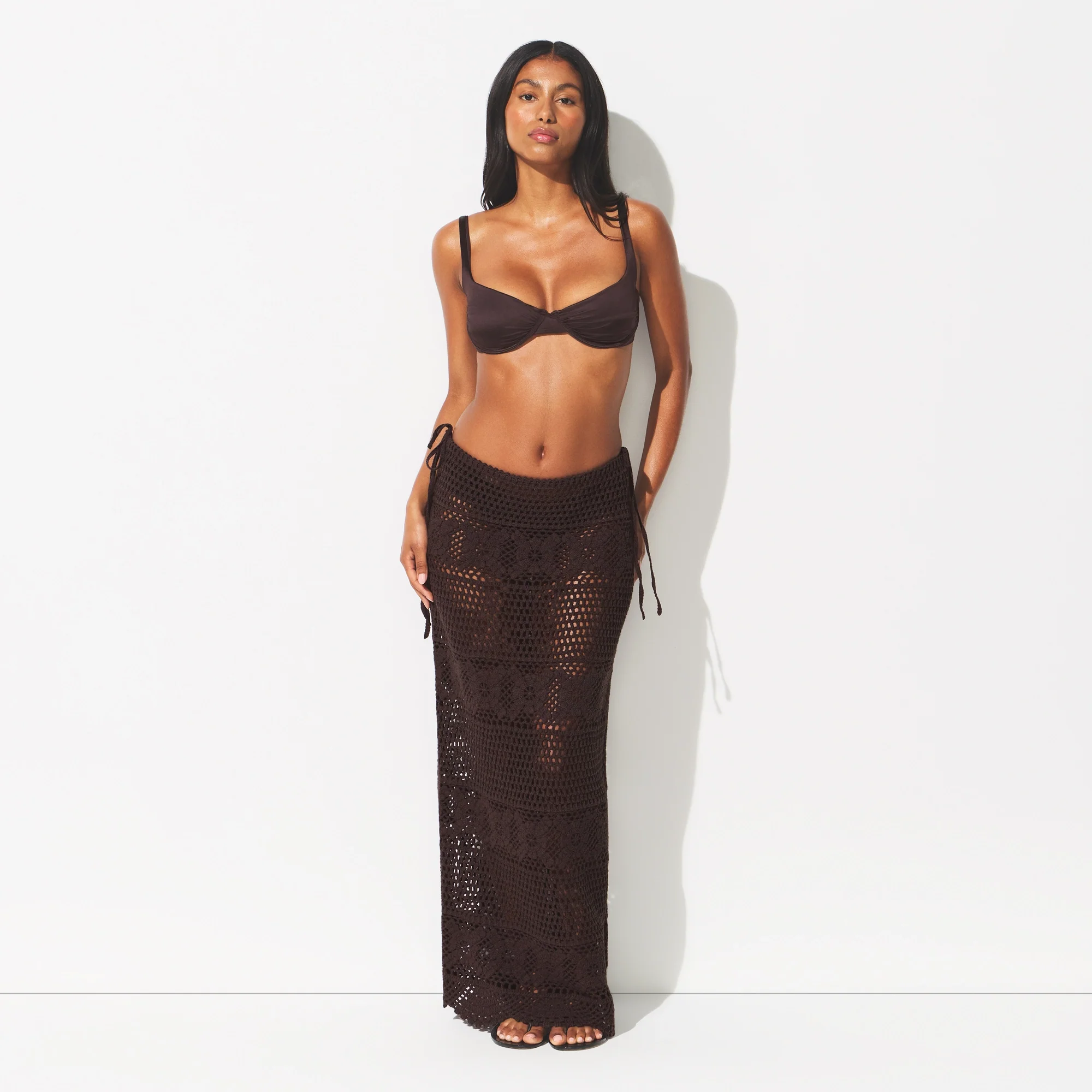 SWIM COVER-UPS CROCHET LONG SKIRT | PHOENIX - Image 2