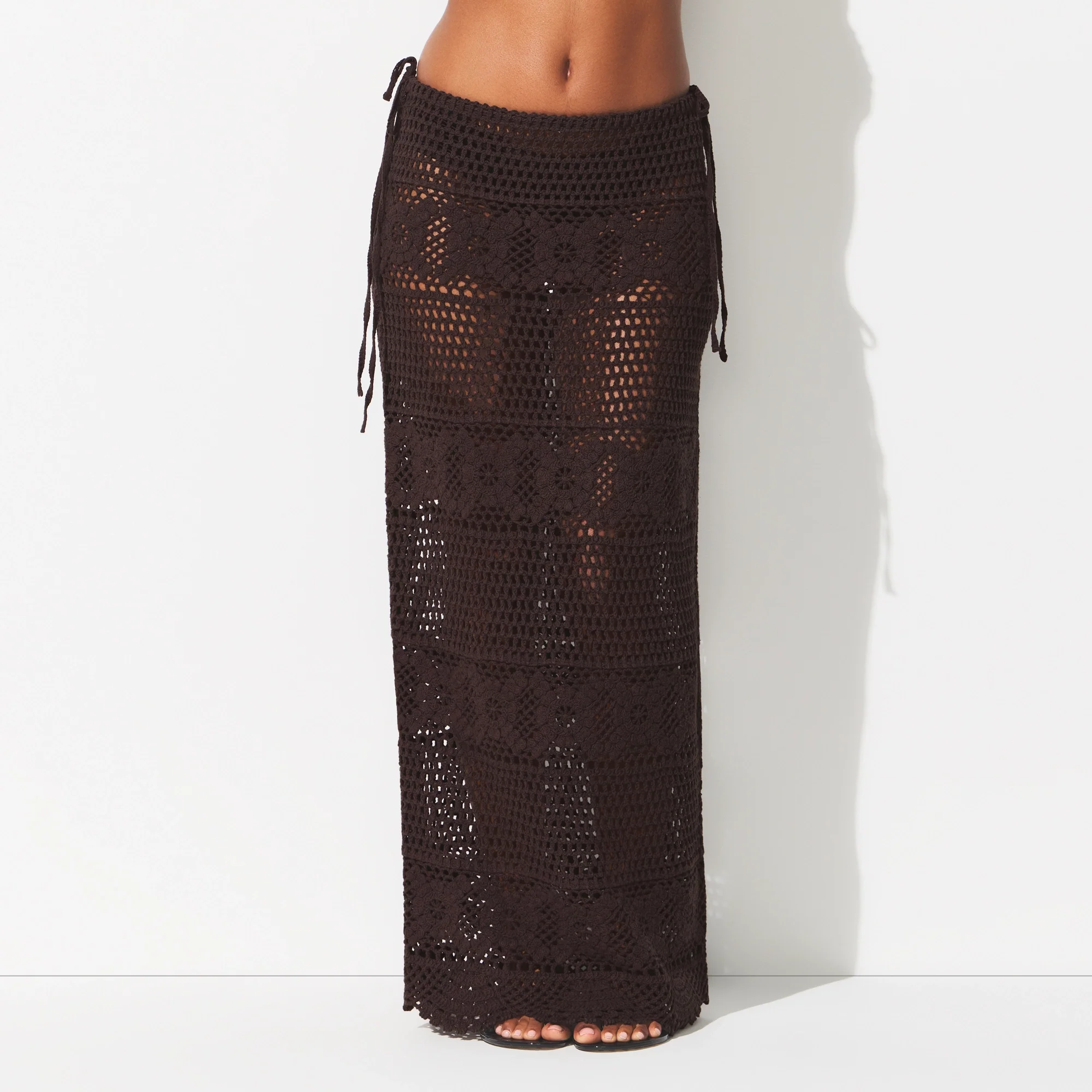SWIM COVER-UPS CROCHET LONG SKIRT | PHOENIX - Image 3
