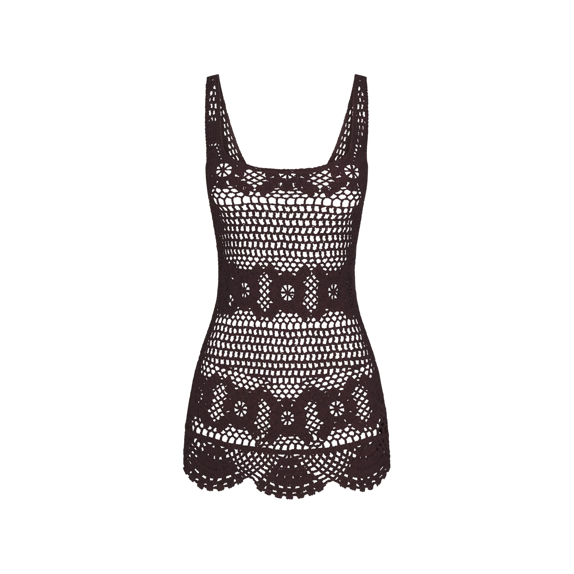 SWIM COVER-UPS CROCHET MINI TANK DRESS | PHOENIX
