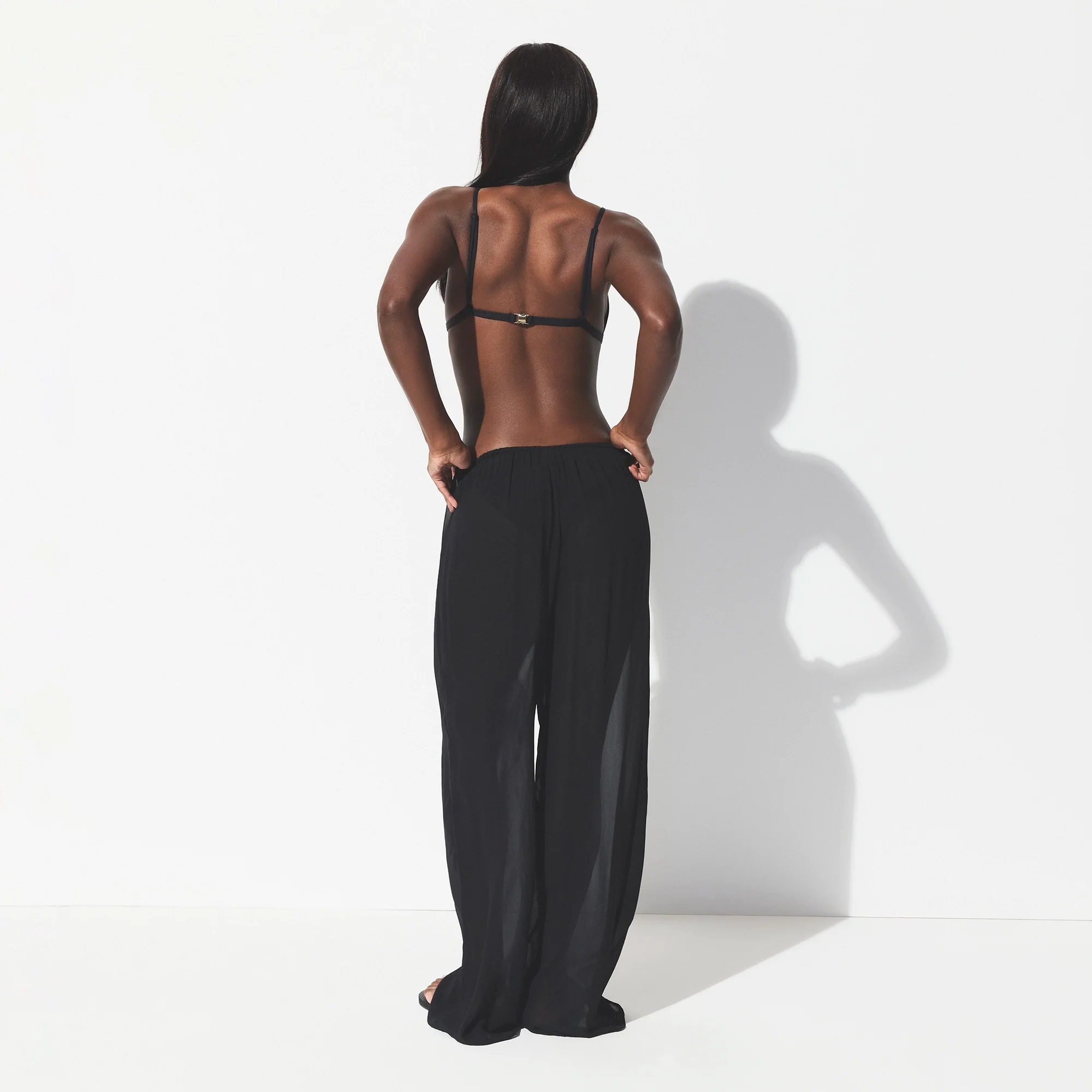 SWIM COVER-UPS SHEER PANT | OBSIDIAN - Image 5